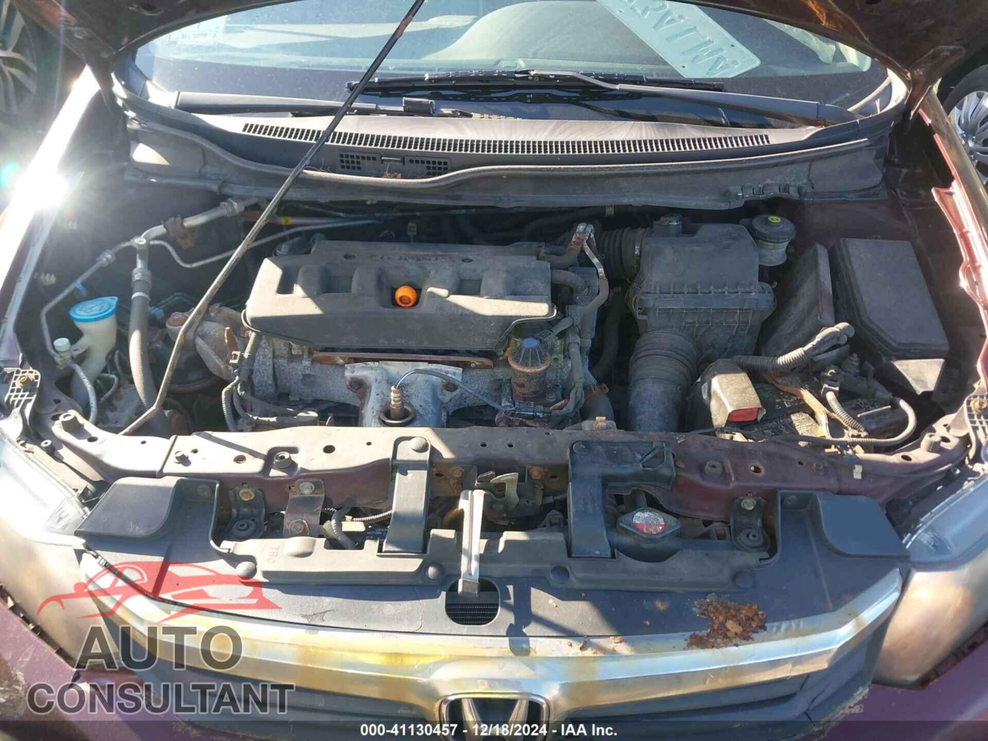 HONDA CIVIC SDN 2012 - 2HGFB2F56CH501284