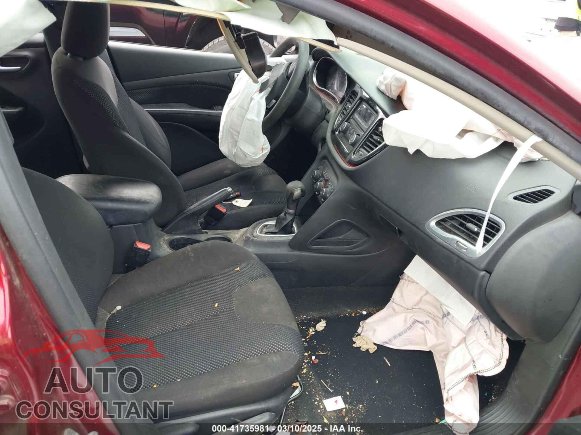 DODGE DART 2015 - 1C3CDFAA8FD346508