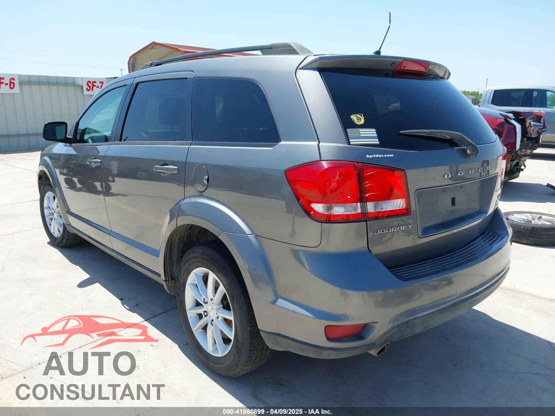 DODGE JOURNEY 2013 - 3C4PDCBG7DT546981