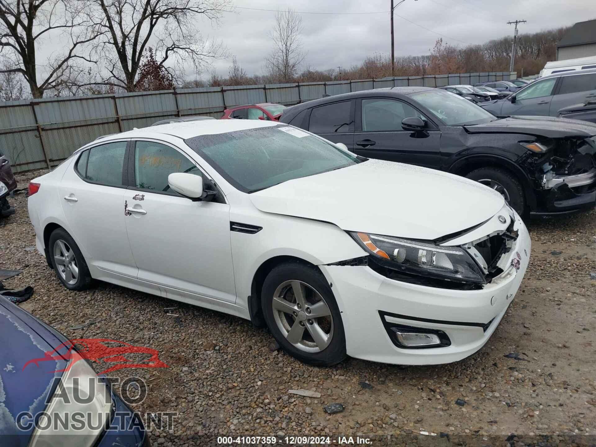 KIA OPTIMA 2015 - KNAGM4A71F5653953