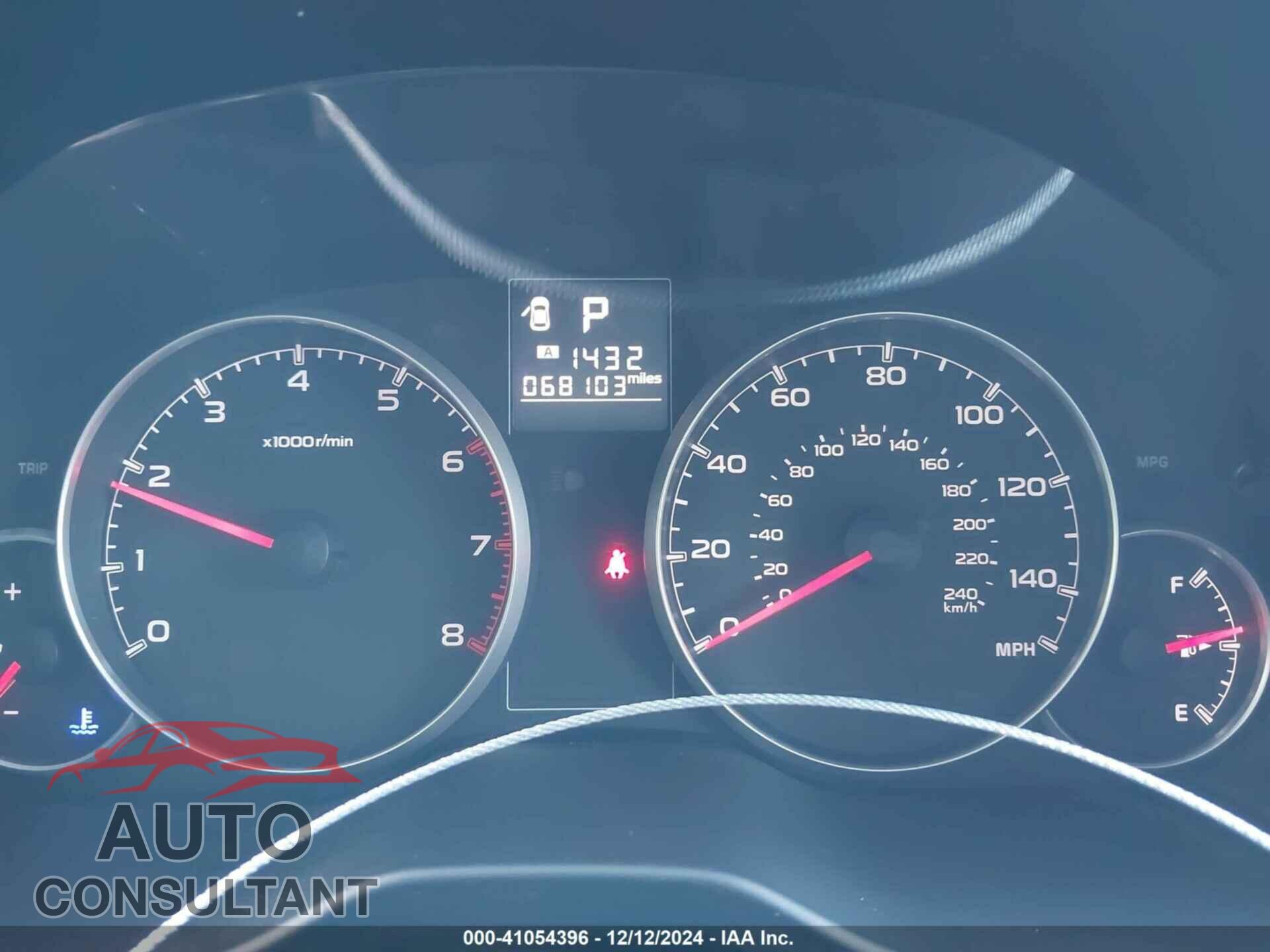 SUBARU OUTBACK 2013 - 4S4BRBCC9D3200066