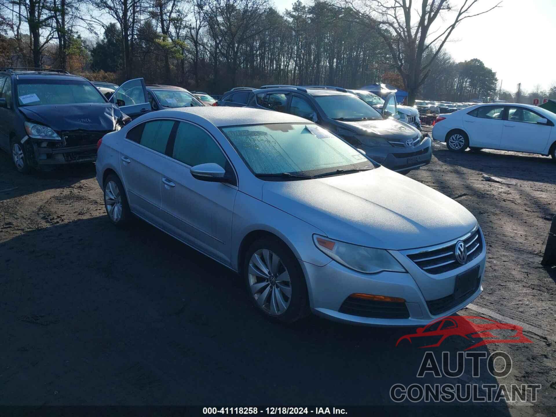 VOLKSWAGEN CC 2012 - WVWMP7AN0CE543467