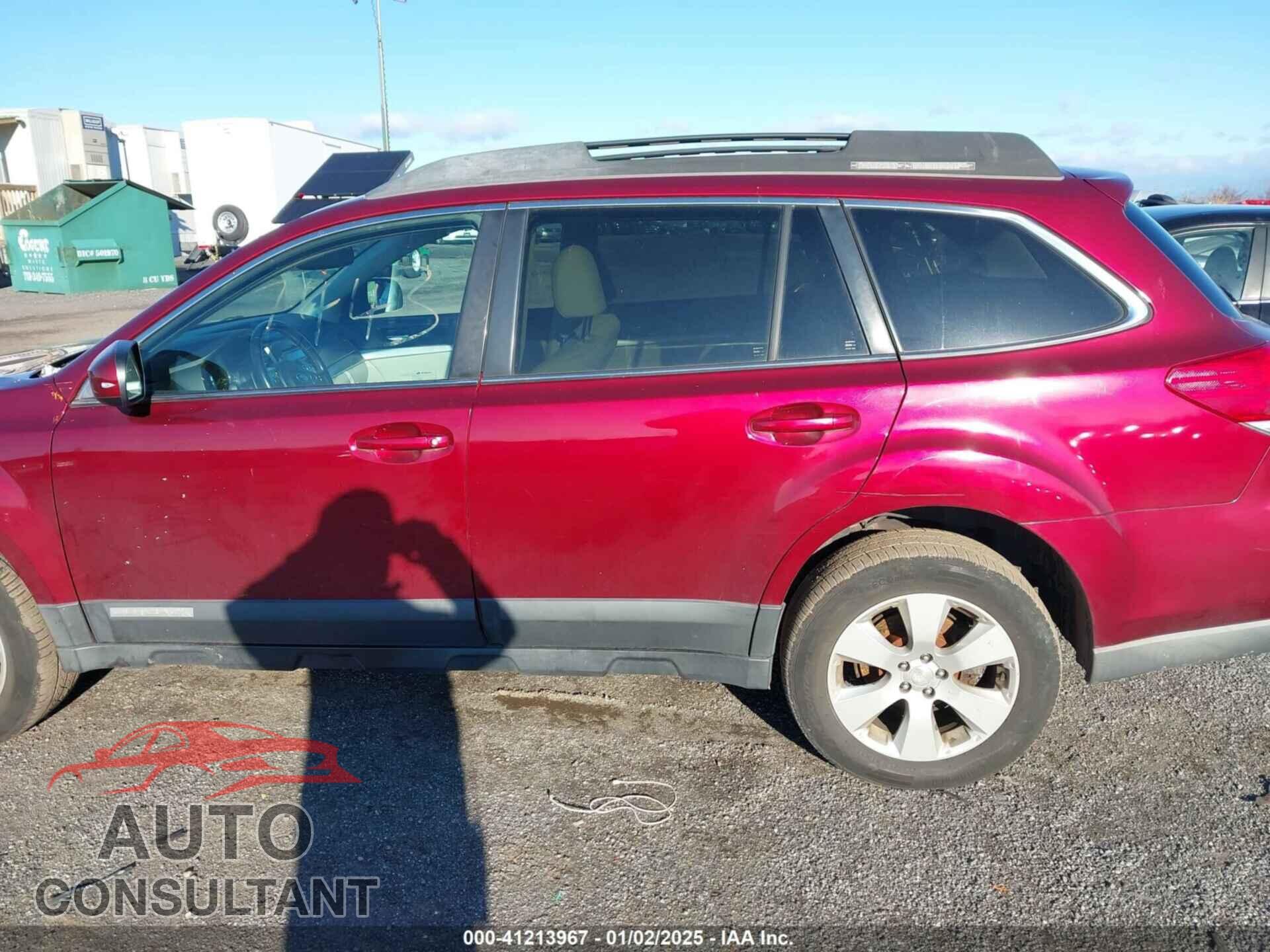 SUBARU OUTBACK 2011 - 4S4BRBGC1B3428473