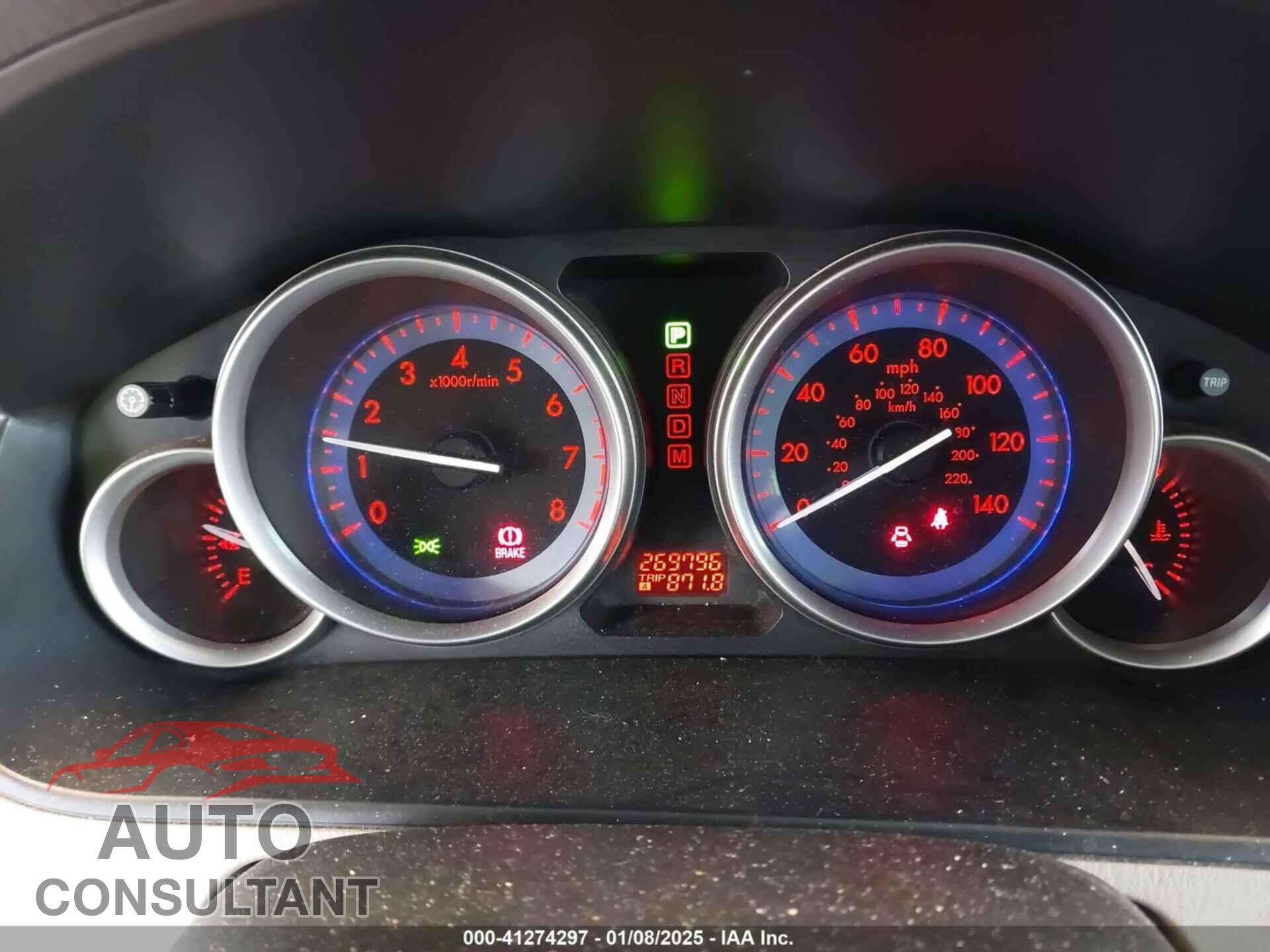 MAZDA CX-9 2011 - JM3TB3DV5B0326174