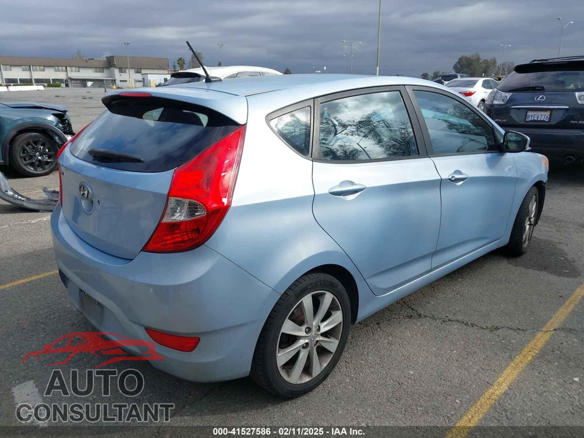 HYUNDAI ACCENT 2014 - KMHCU5AEXEU158091