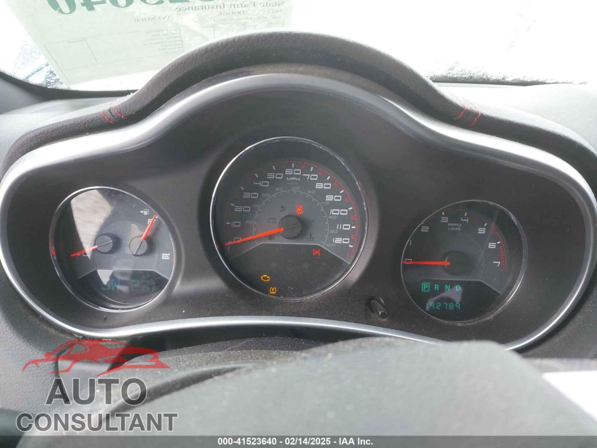 DODGE AVENGER 2012 - 1C3CDZEG7CN269524