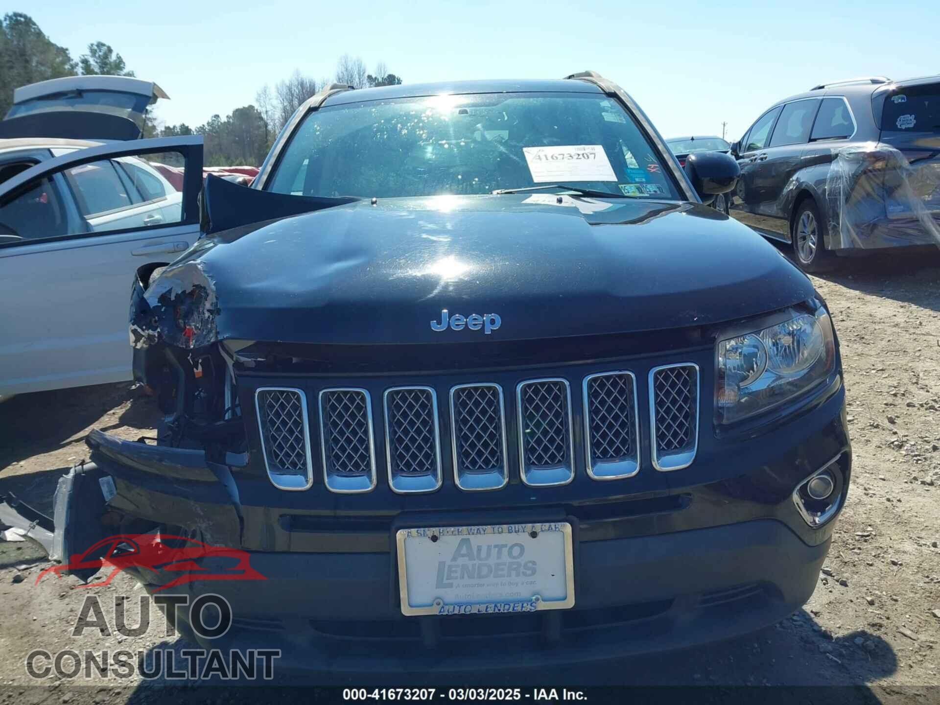 JEEP COMPASS 2017 - 1C4NJDEB9HD108724