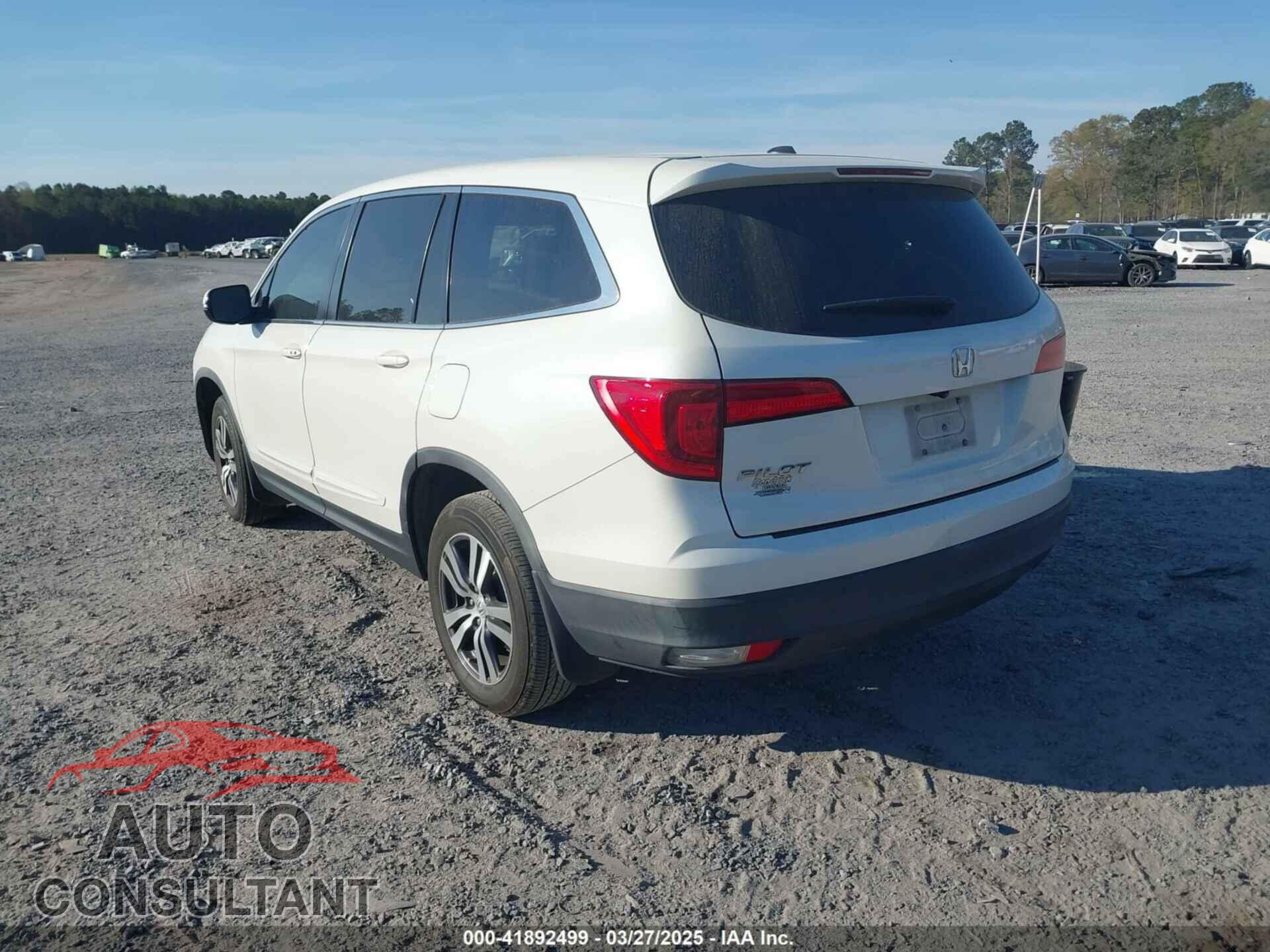 HONDA PILOT 2017 - 5FNYF5H65HB034987