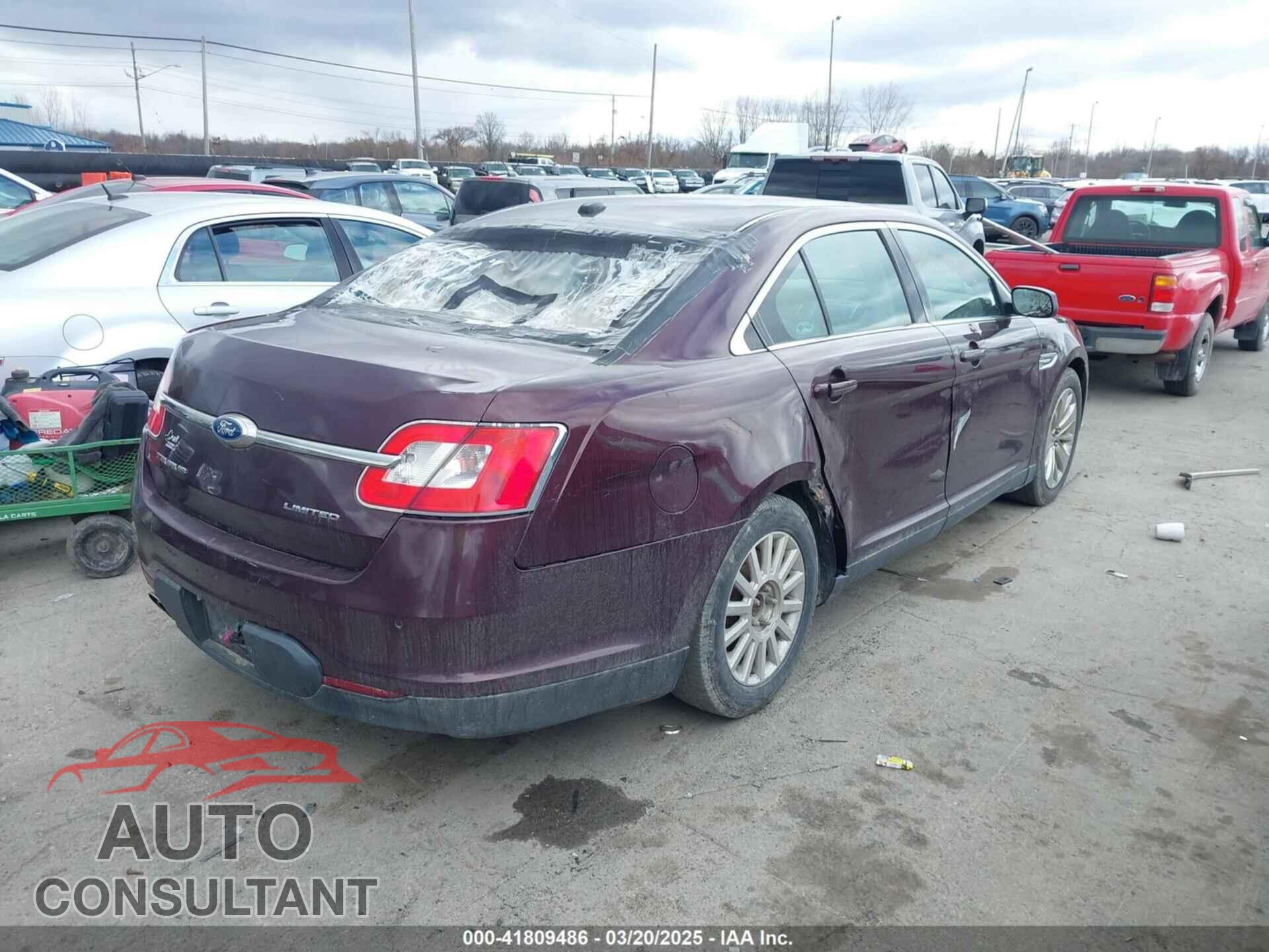 FORD TAURUS 2011 - 1FAHP2FW7BG133201