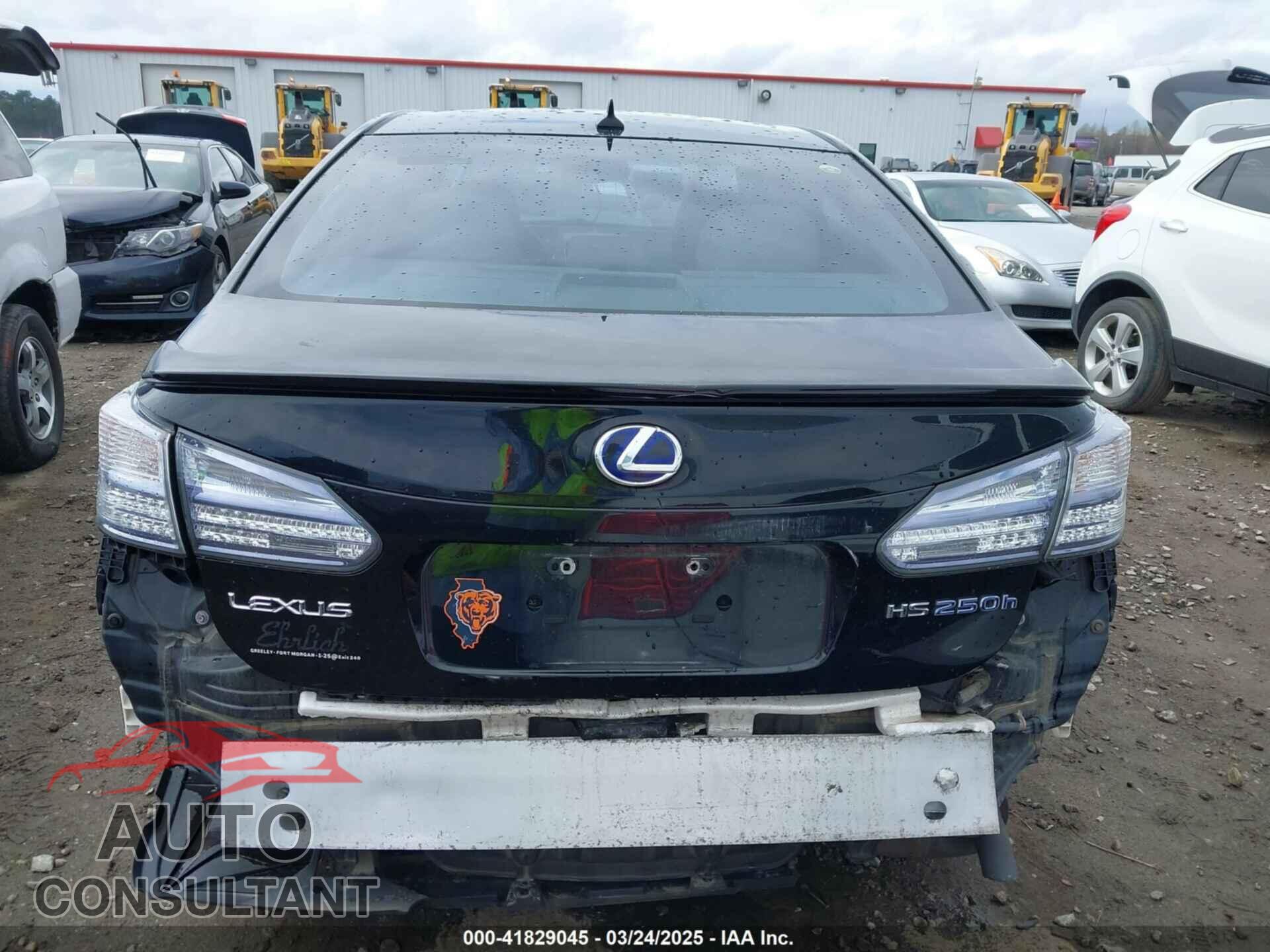 LEXUS HS 250H 2010 - JTHBB1BAXA2011199