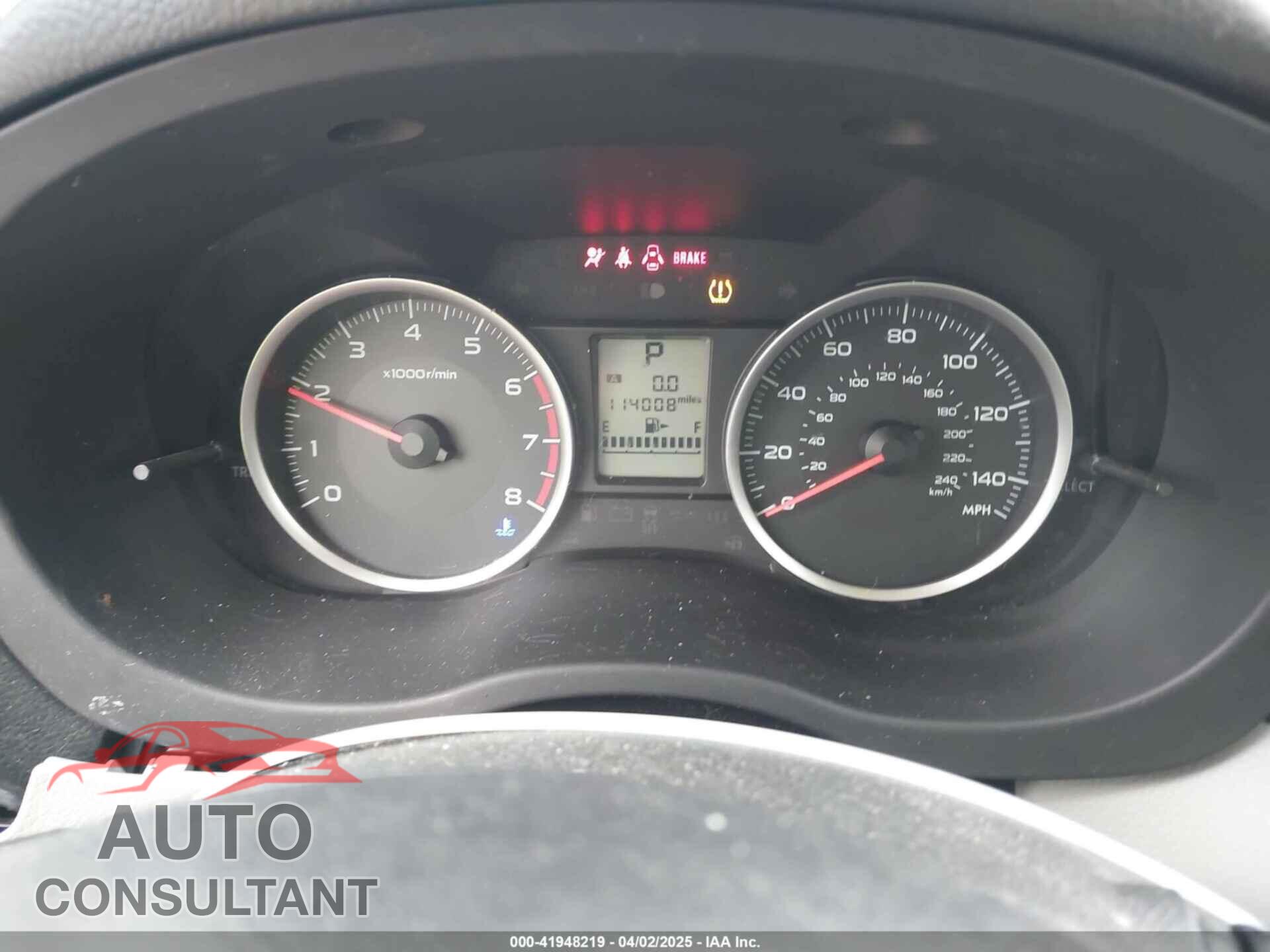 SUBARU FORESTER 2015 - JF2SJAAC6FH511809