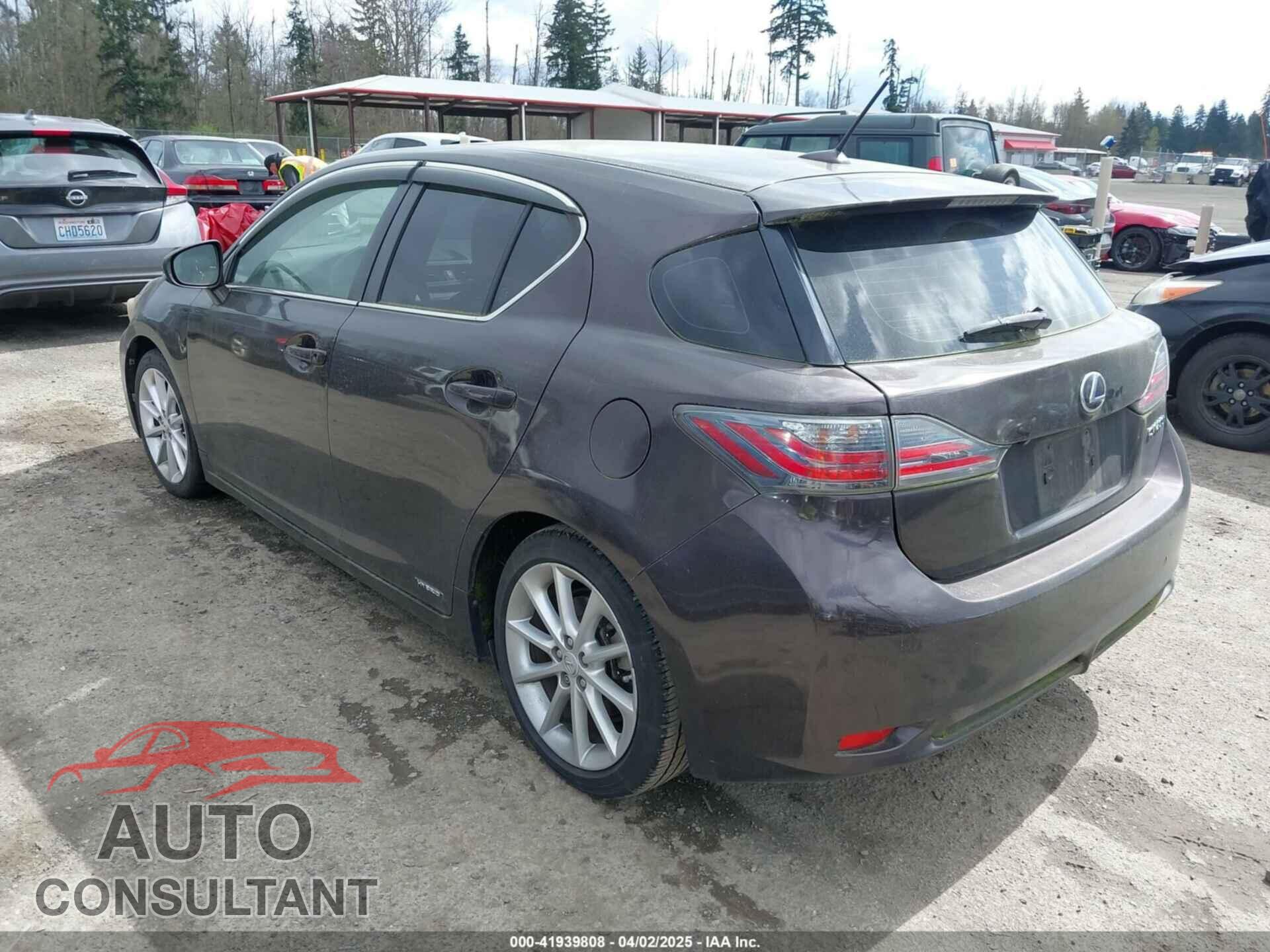 LEXUS CT 200H 2012 - JTHKD5BH9C2080435