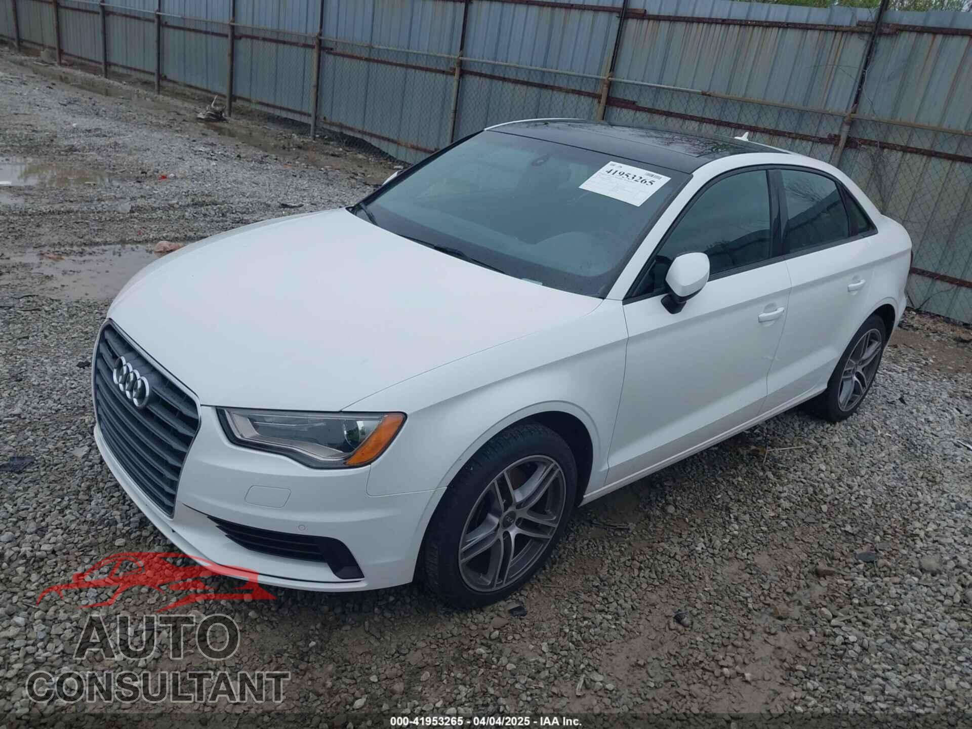 AUDI A3 2016 - WAUB8GFF5G1052957