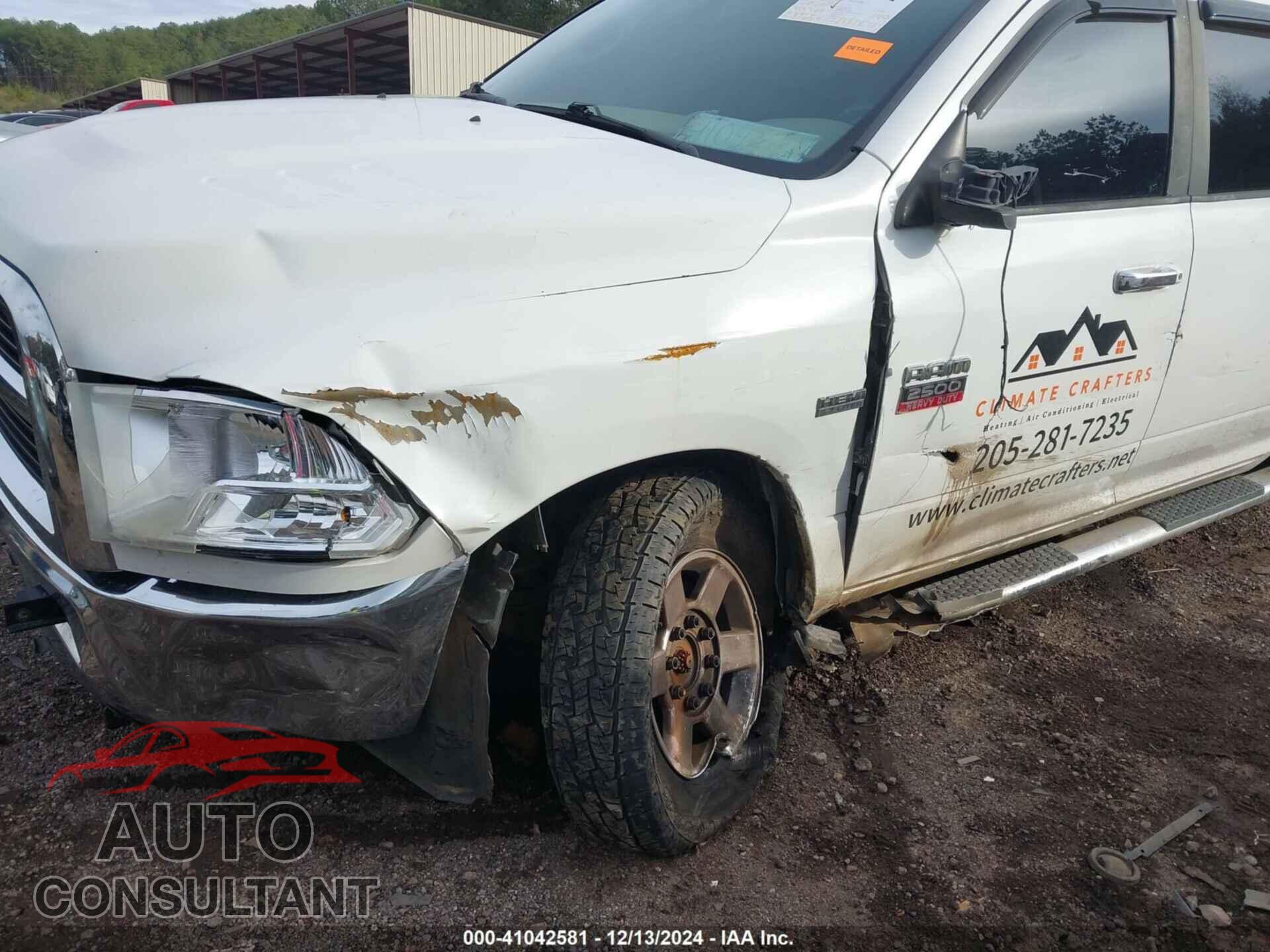 DODGE RAM 2500 2010 - 3D7TT2CT8AG143111