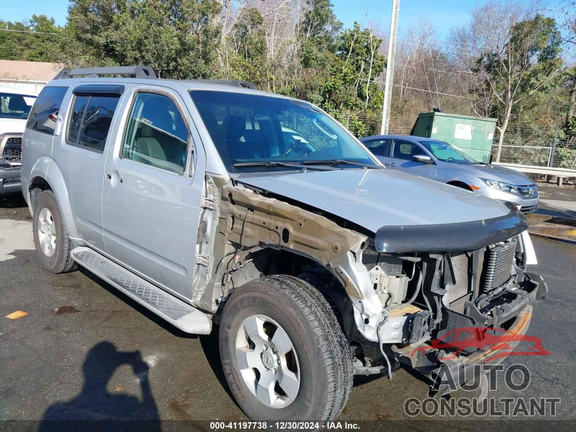 NISSAN PATHFINDER 2012 - 5N1AR1NN3CC638648
