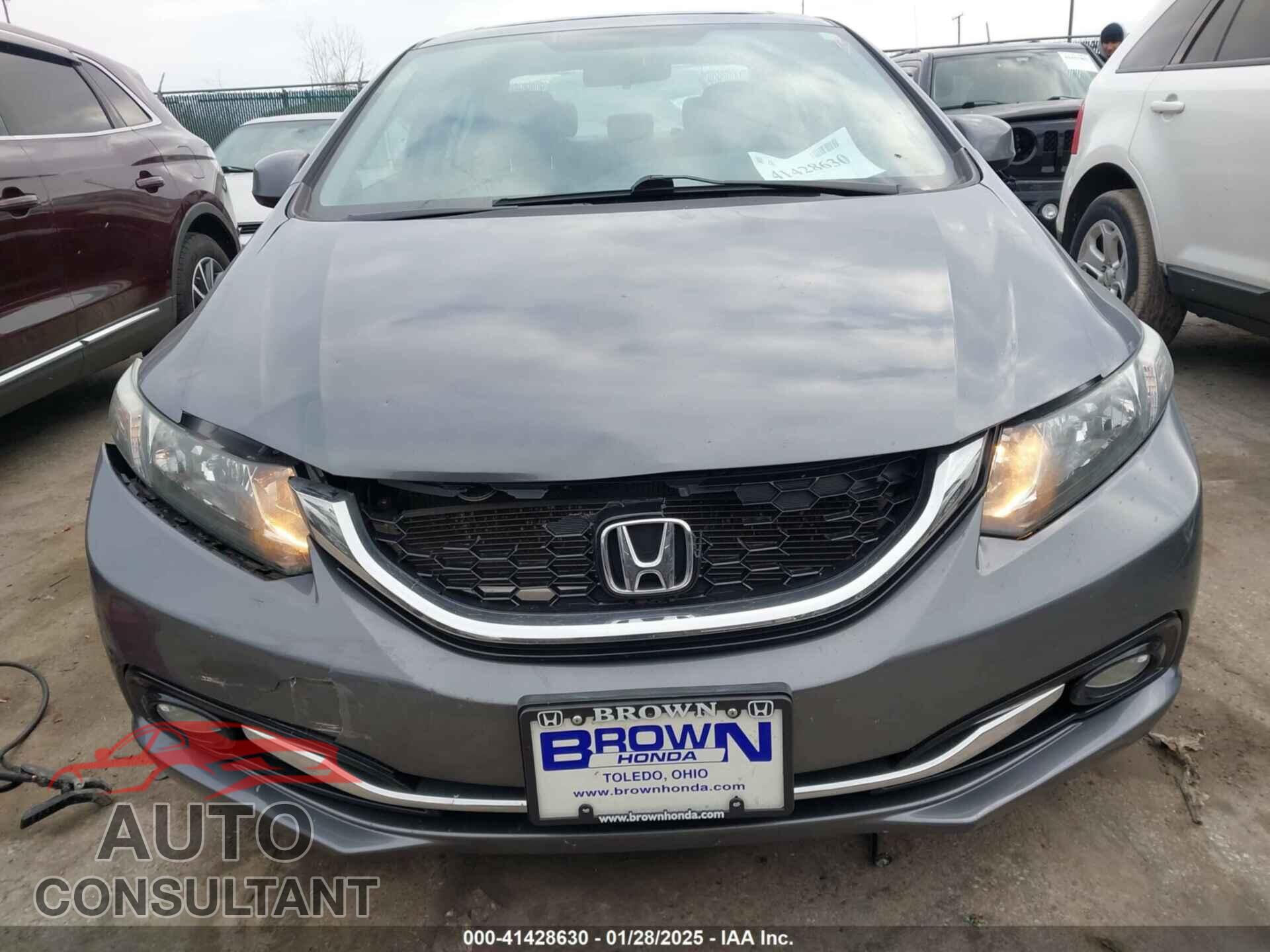 HONDA CIVIC 2013 - 19XFB2F92DE012508