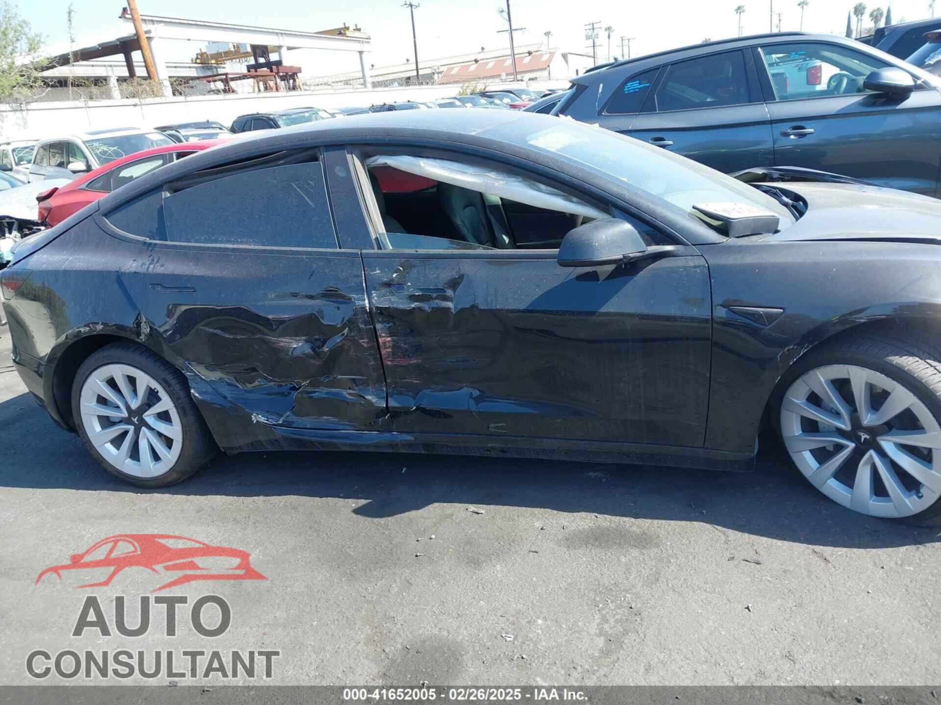 TESLA MODEL 3 2022 - 5YJ3E1EB0NF291378