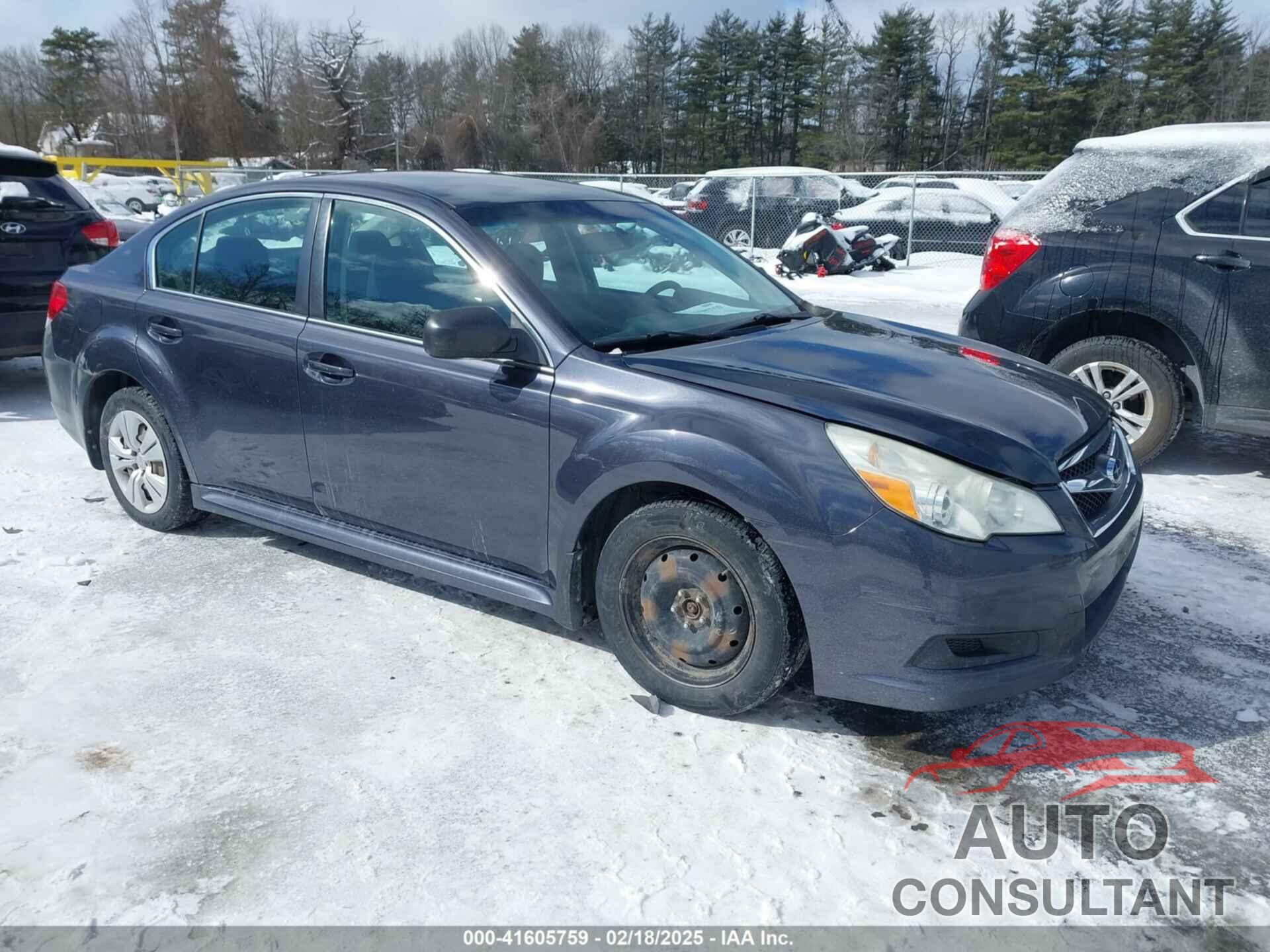 SUBARU LEGACY 2011 - 4S3BMBA63B3211478