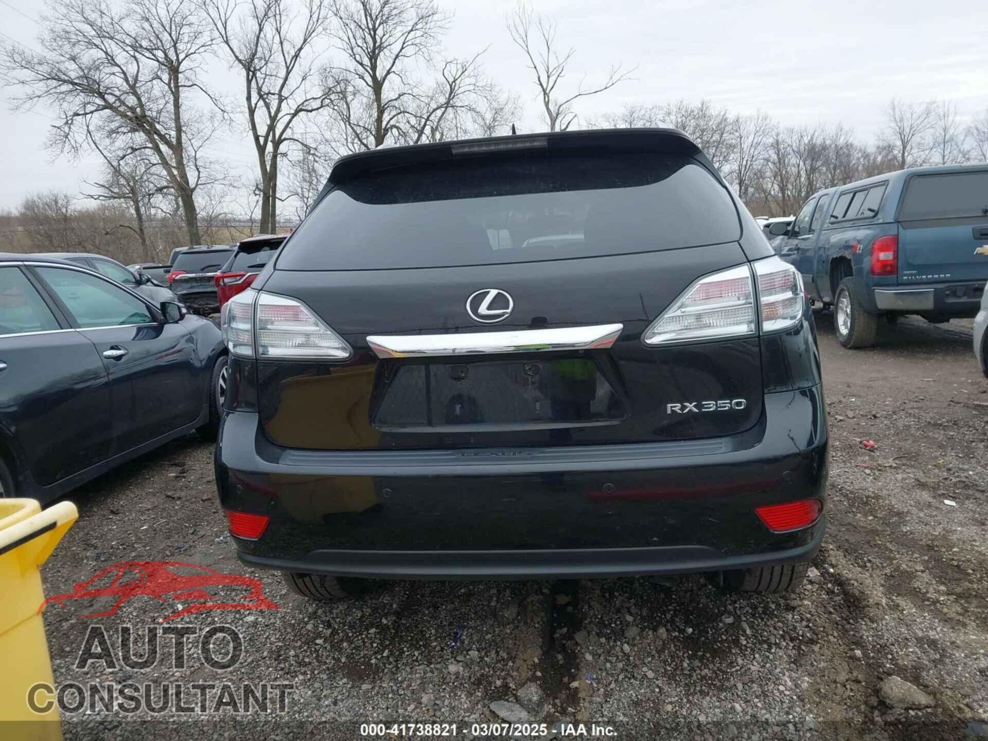 LEXUS RX 350 2011 - 2T2BK1BA0BC098210