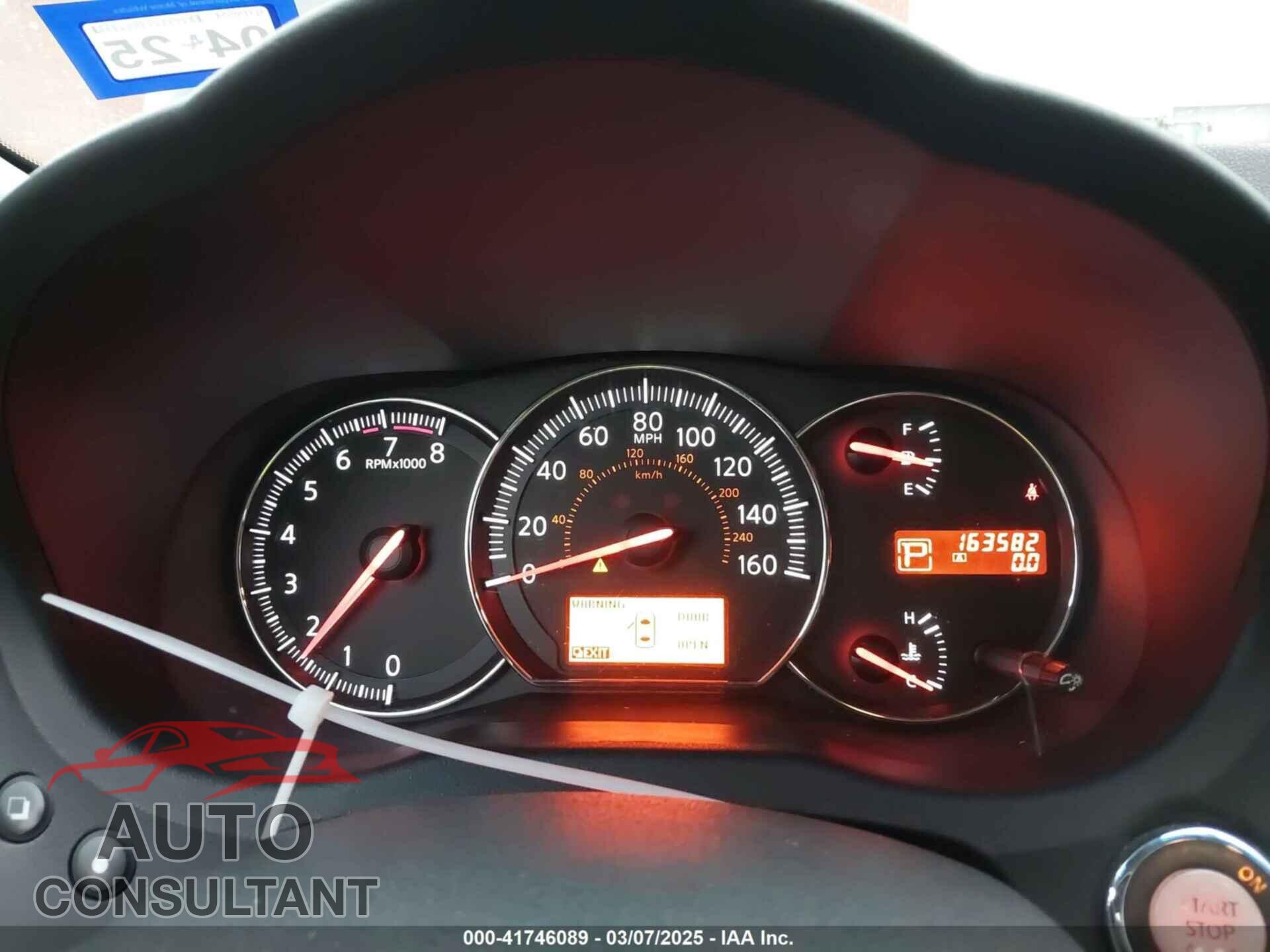 NISSAN MAXIMA 2011 - 1N4AA5AP6BC800643