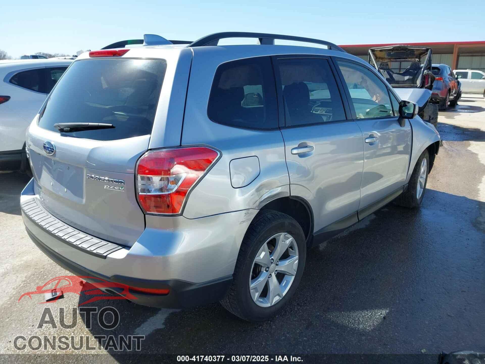 SUBARU FORESTER 2016 - JF2SJAGC5GH524382