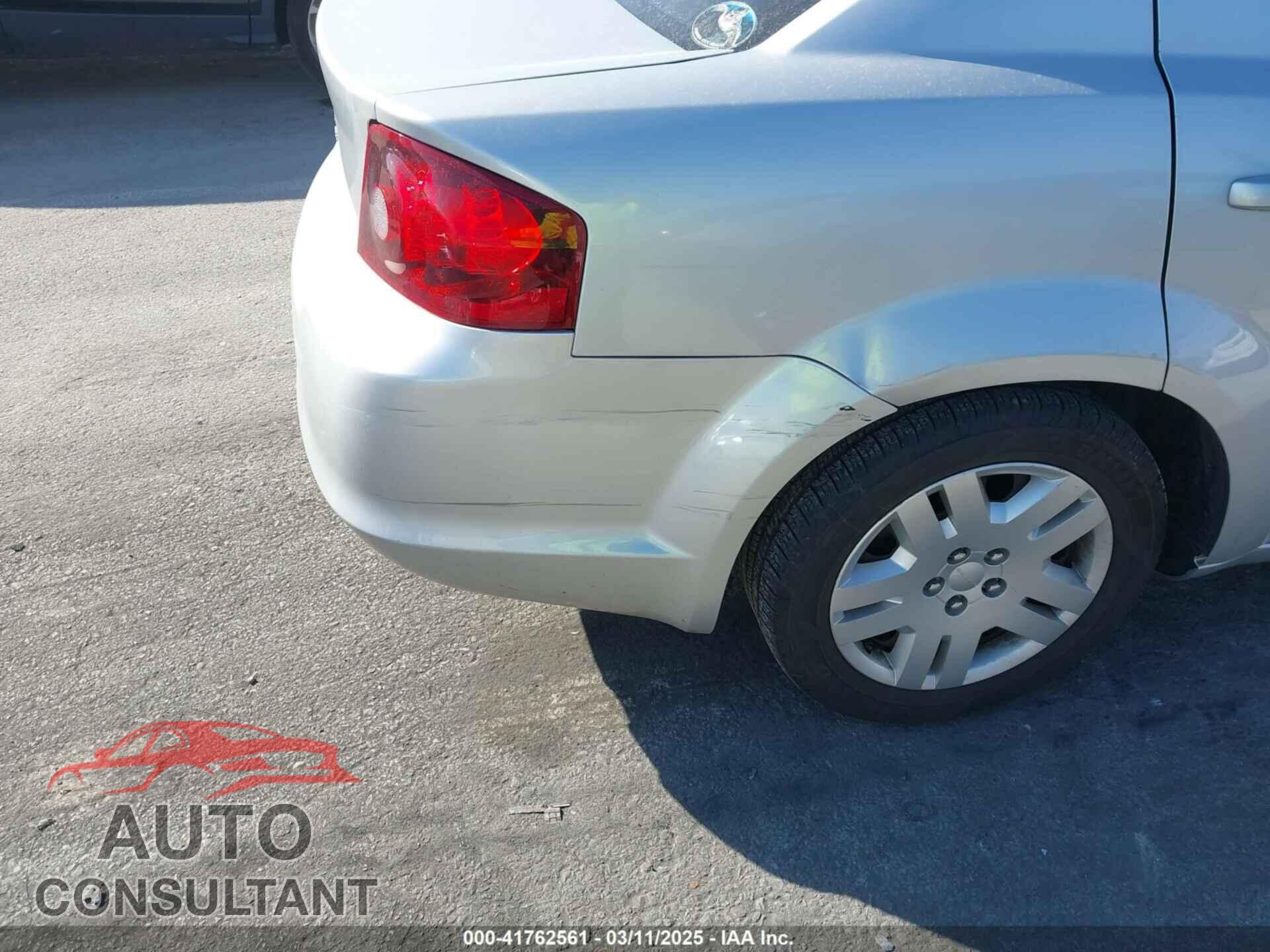 DODGE AVENGER 2012 - 1C3CDZAB3CN147155