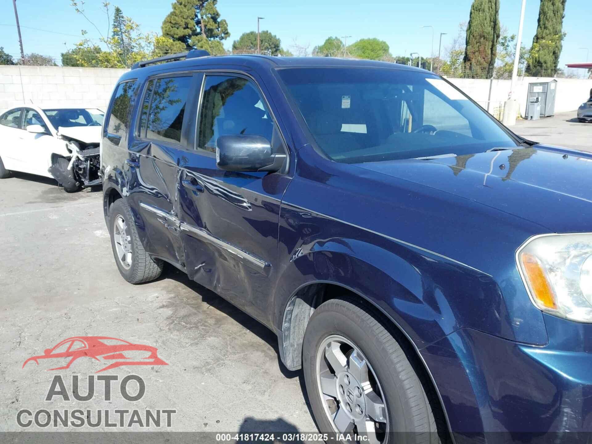 HONDA PILOT 2010 - 5FNYF4H80AB039371