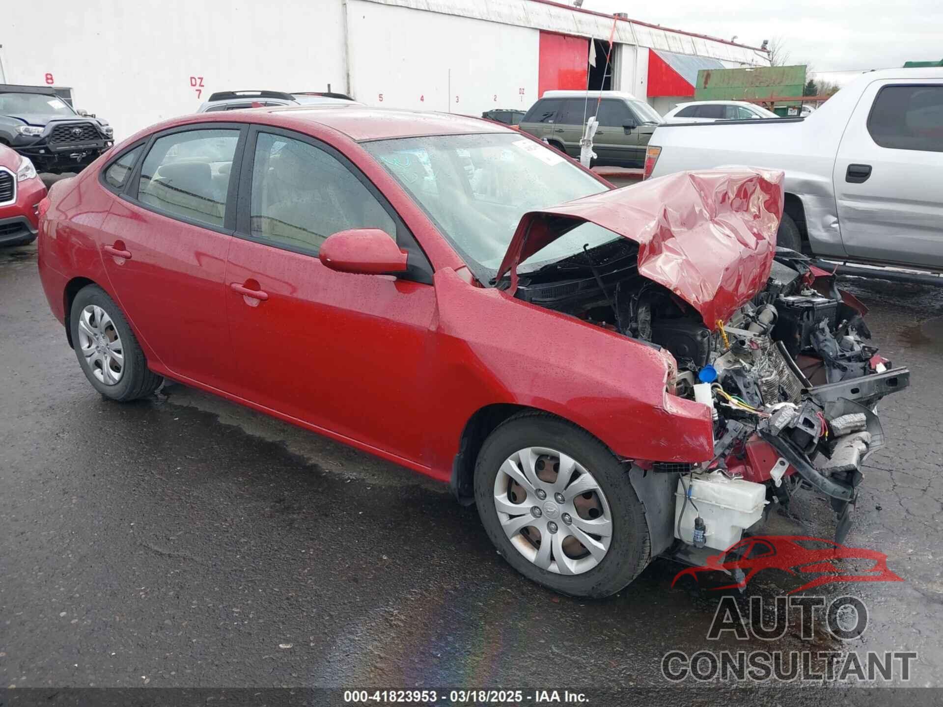 HYUNDAI ELANTRA 2010 - KMHDU4ADXAU902952
