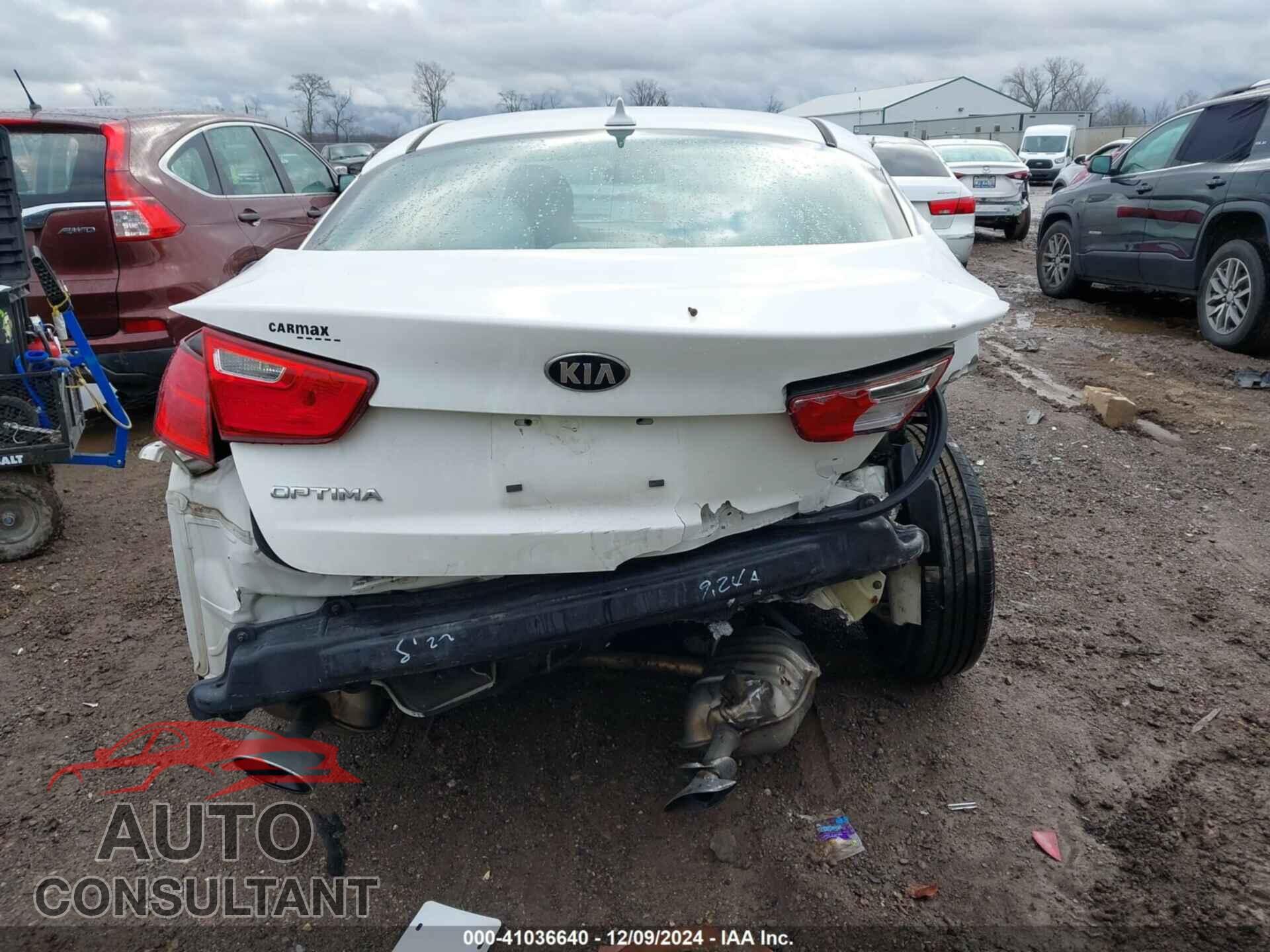 KIA OPTIMA 2015 - KNAGM4A71F5576372