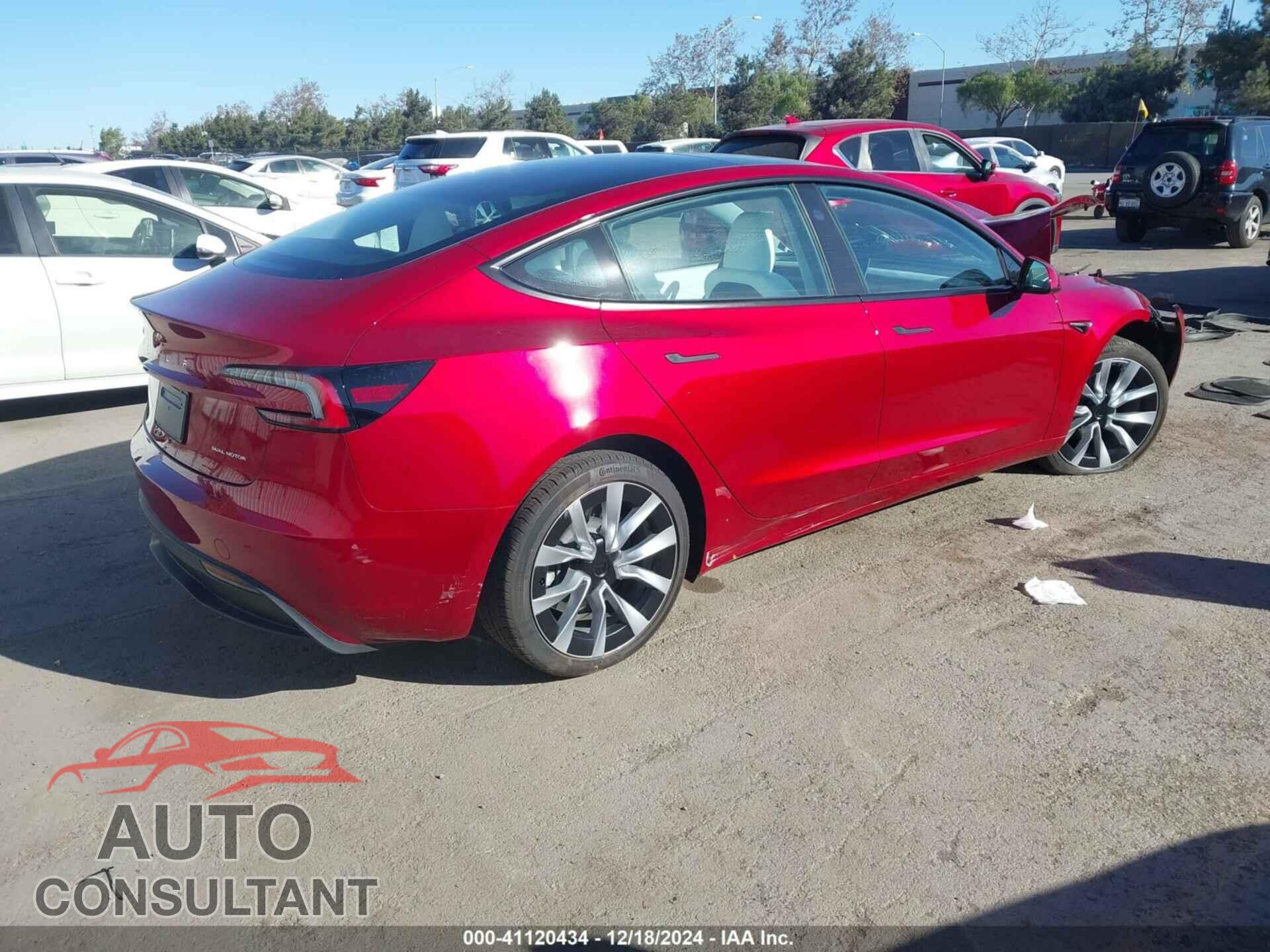 TESLA MODEL 3 2024 - 5YJ3E1EB9RF792842