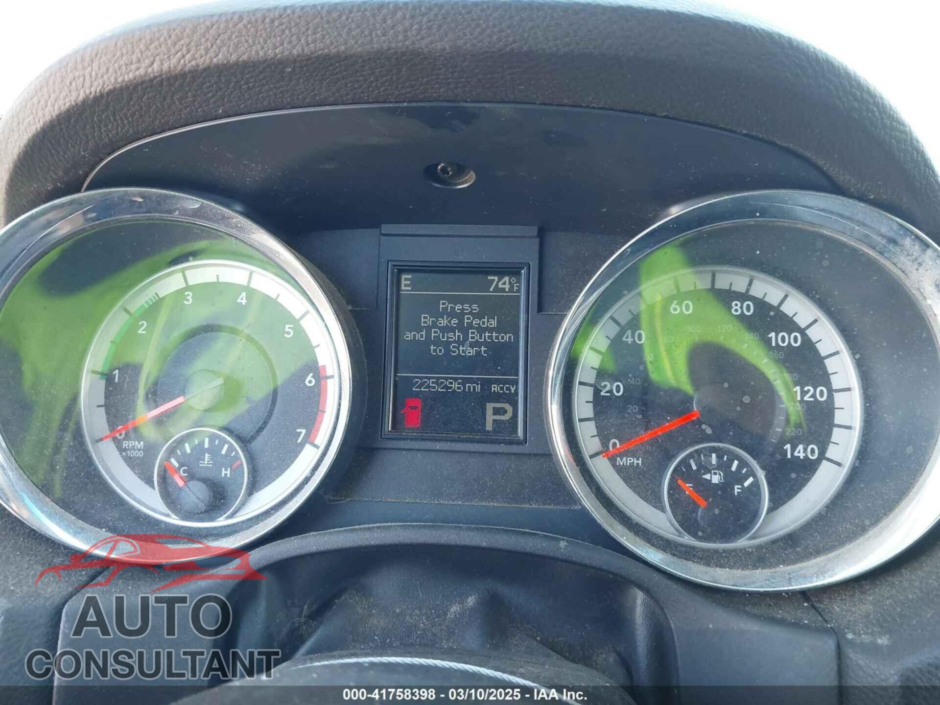 DODGE DURANGO 2011 - 1D4SD4GT1BC685781