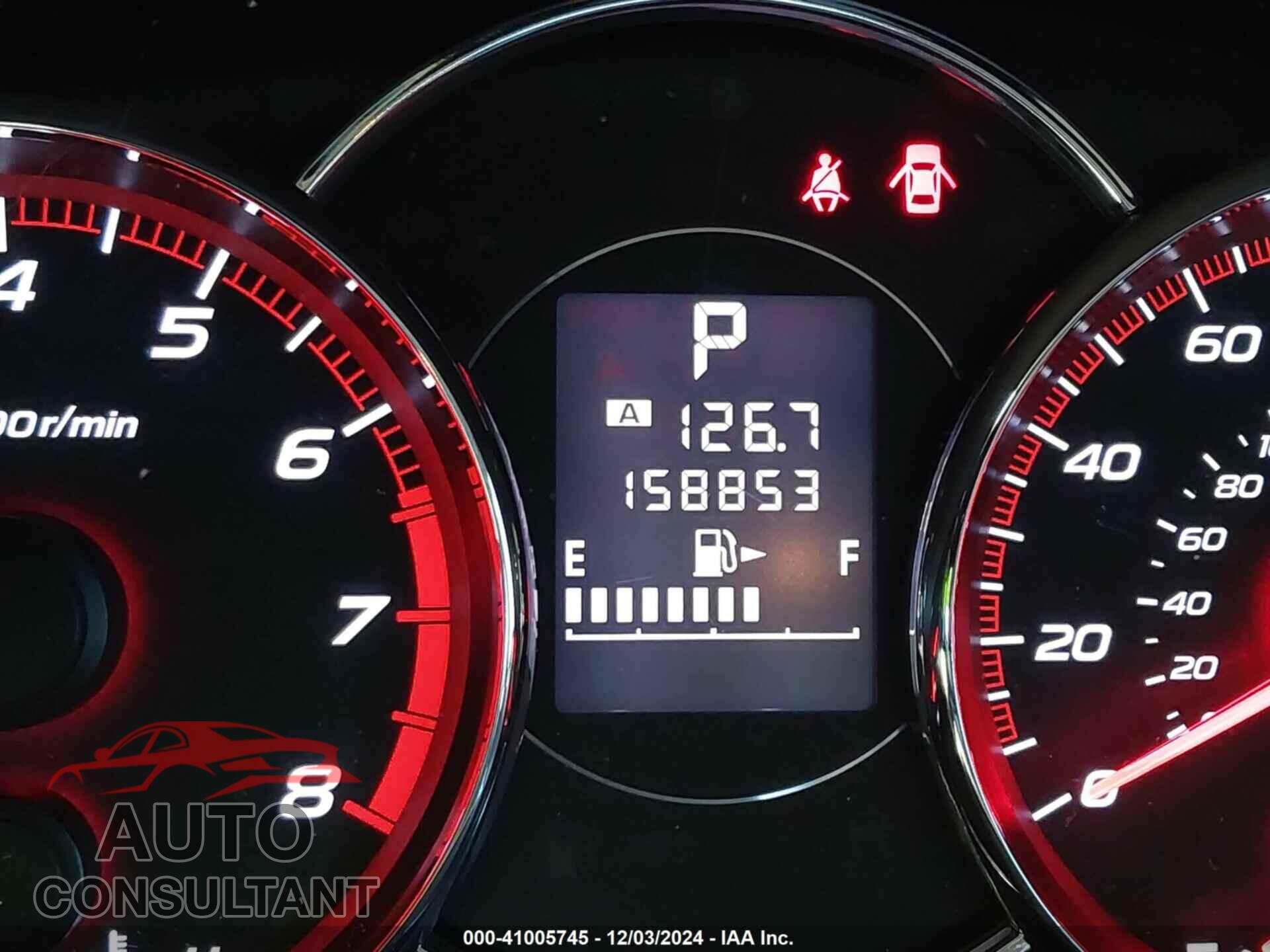SUBARU FORESTER 2012 - JF2SHAGC8CH444337