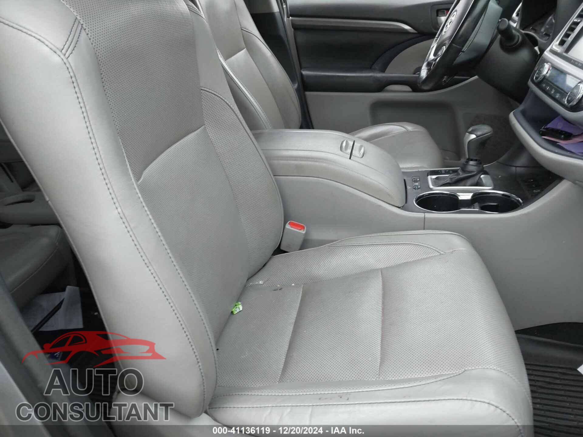 TOYOTA HIGHLANDER 2017 - 5TDDZRFH2HS432249
