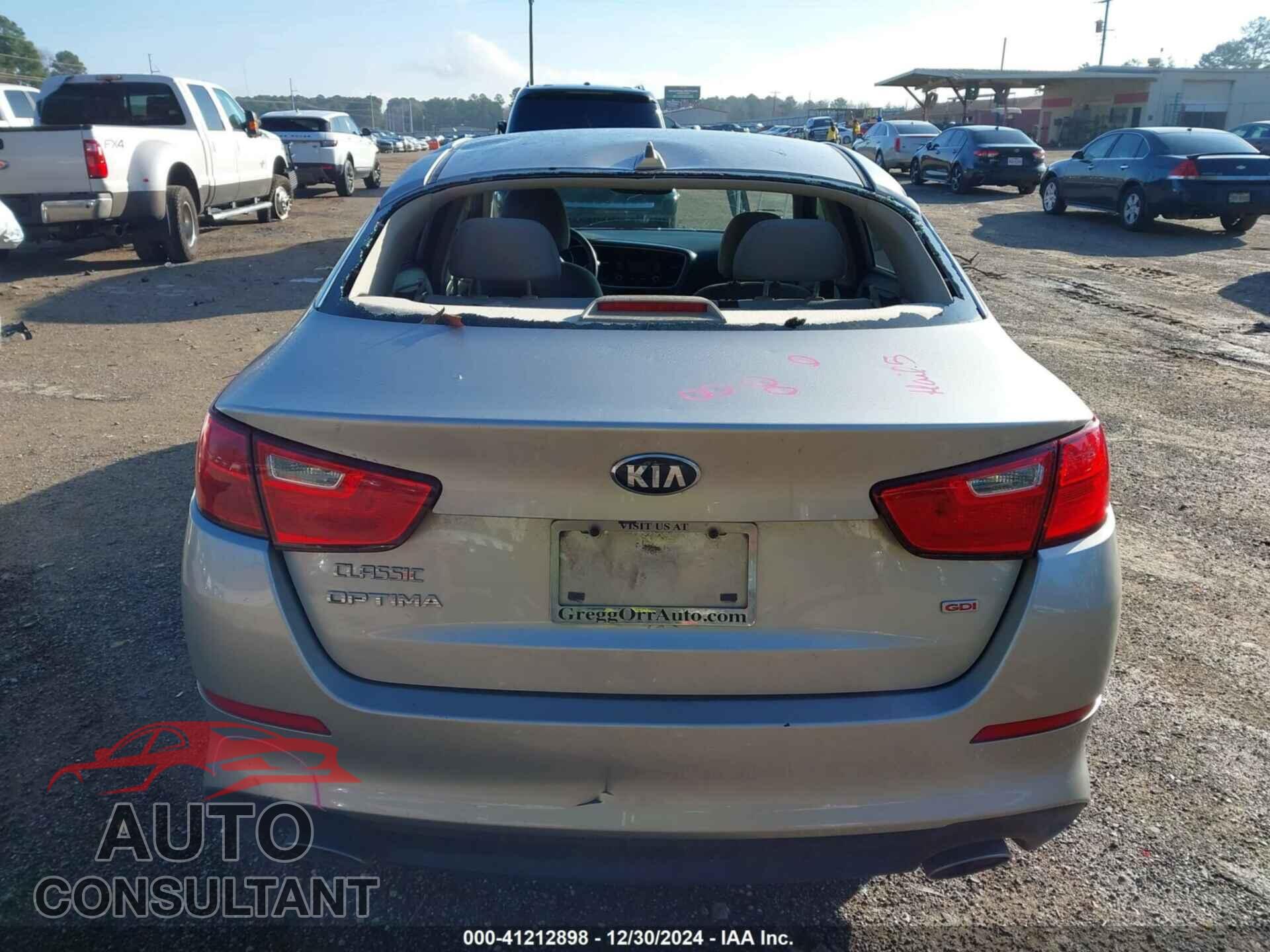 KIA OPTIMA 2014 - KNAGM4A71E5454724