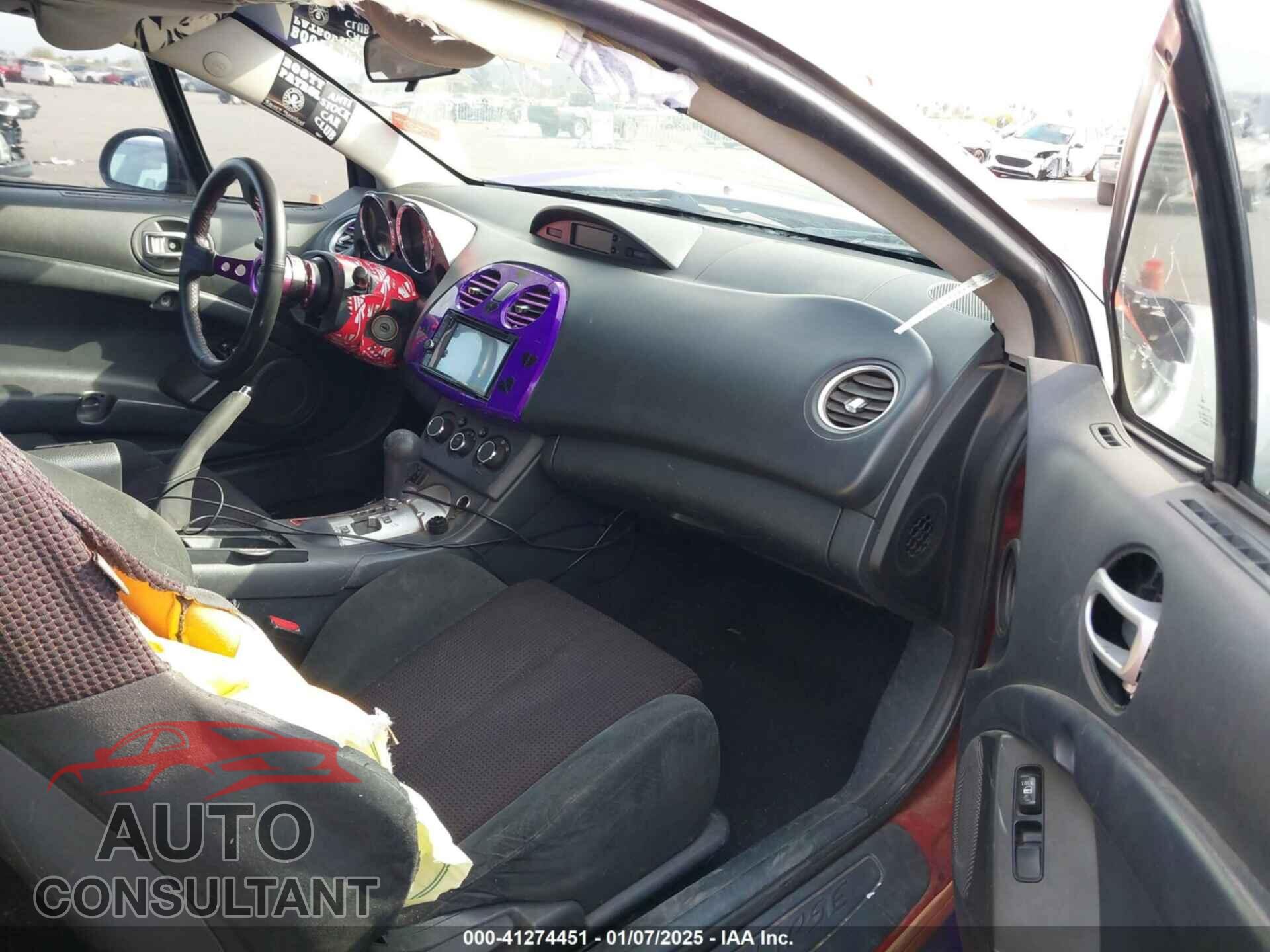 MITSUBISHI ECLIPSE 2009 - 4A3AK24F19E040657