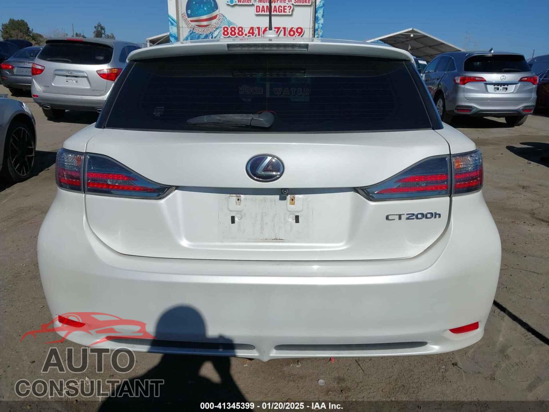 LEXUS CT 200H 2013 - JTHKD5BH4D2171520