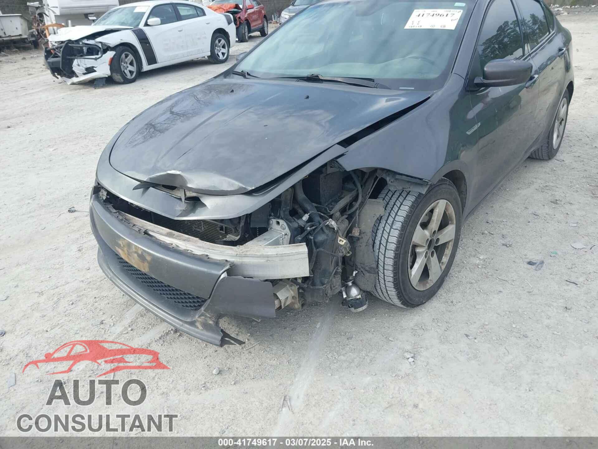 DODGE DART 2015 - 1C3CDFBB3FD309566