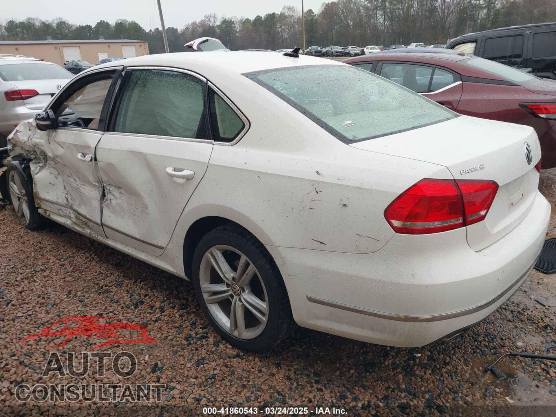 VOLKSWAGEN PASSAT 2013 - 1VWCN7A30DC150479