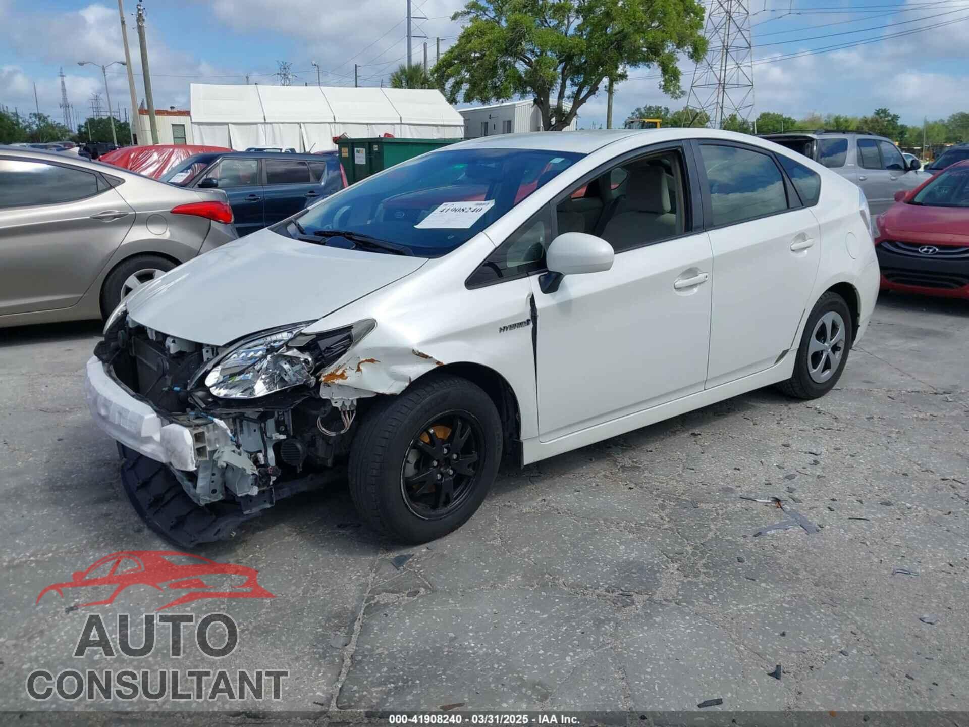 TOYOTA PRIUS 2012 - JTDKN3DU1C1560505