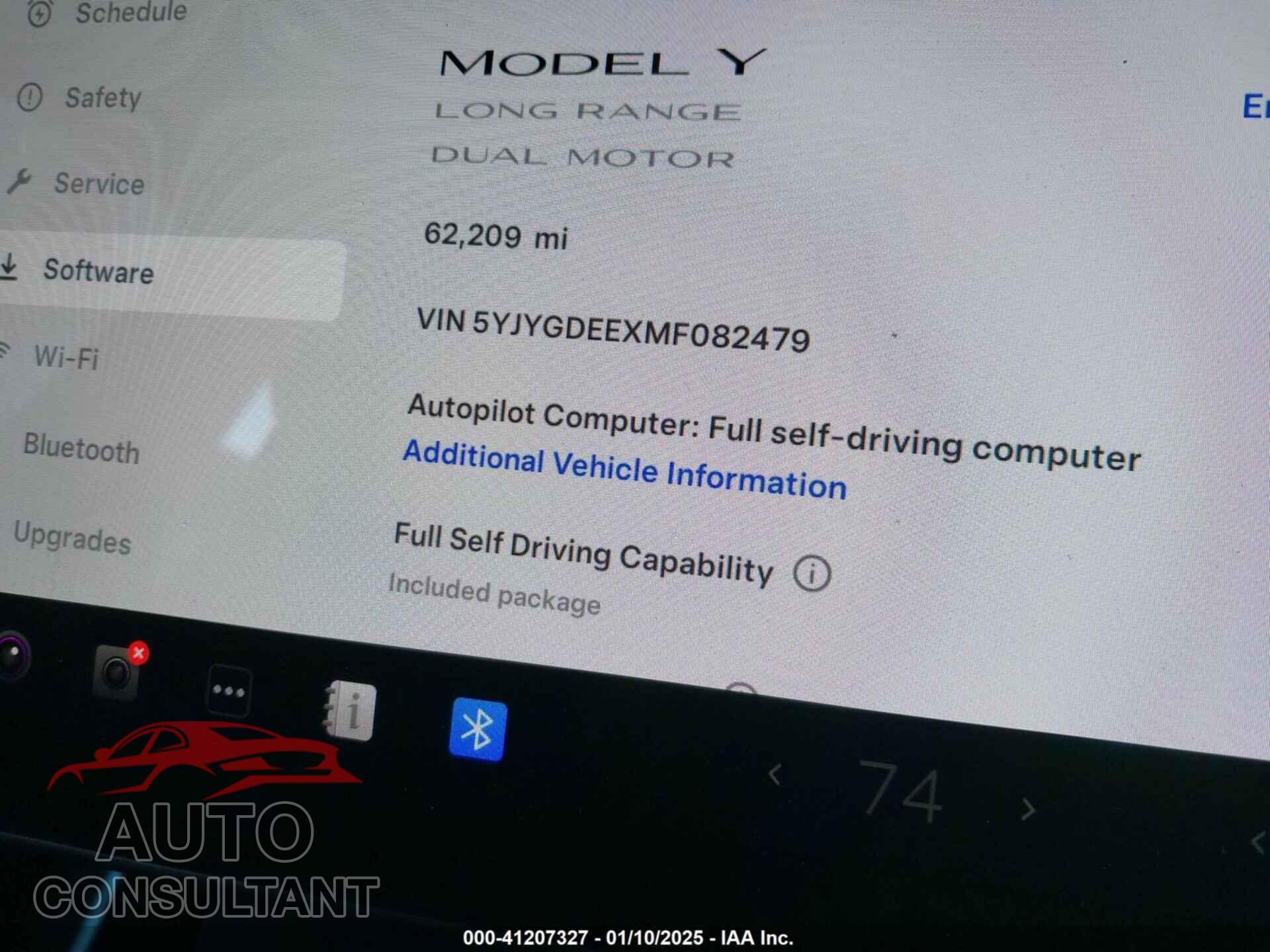 TESLA MODEL Y 2021 - 5YJYGDEEXMF082479