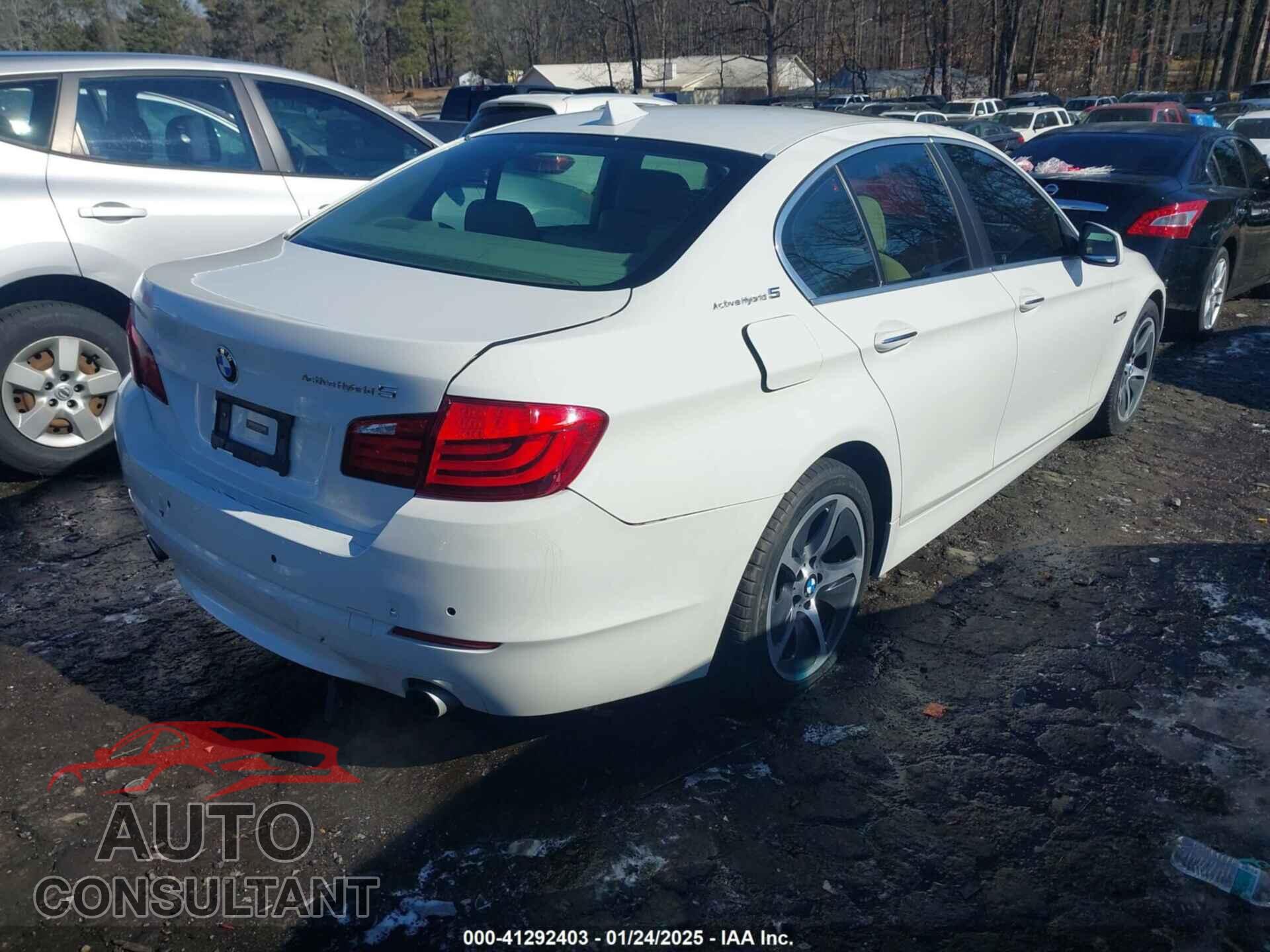 BMW ACTIVEHYBRID 5 2012 - WBAFZ9C56CC751650