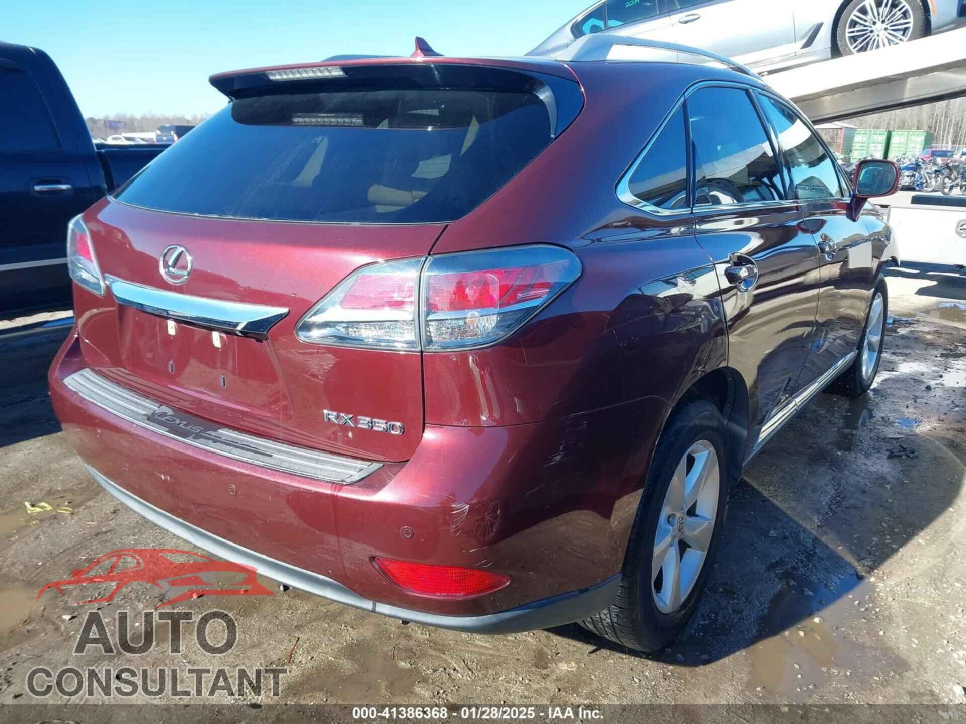 LEXUS RX 350 2013 - 2T2BK1BA1DC197640