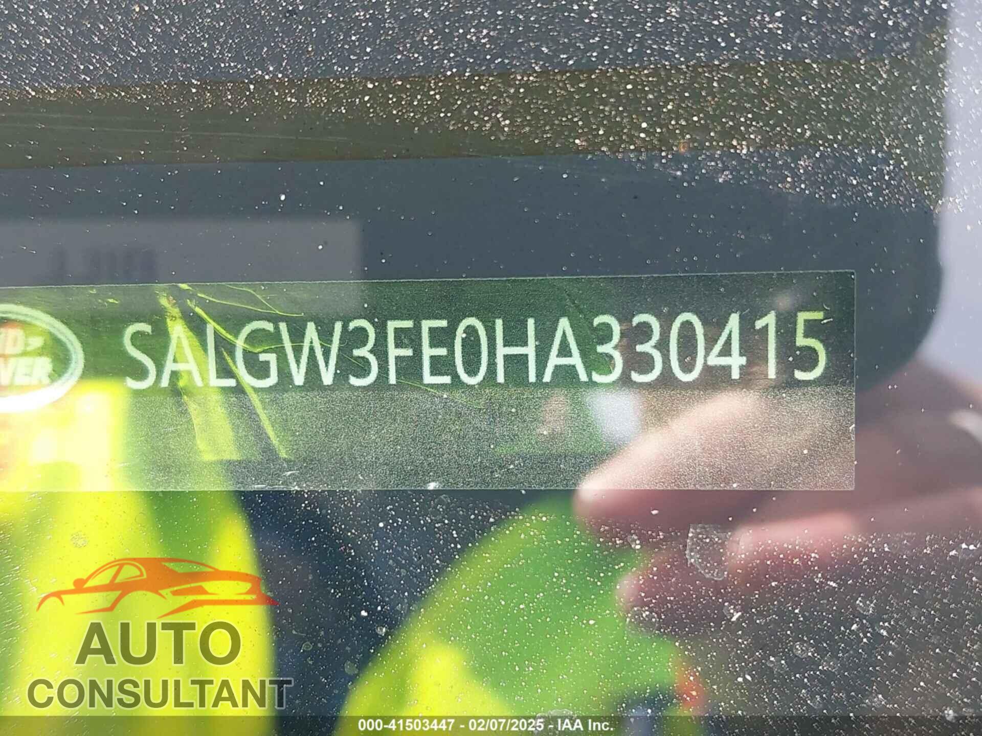 LAND ROVER RANGE ROVER 2017 - SALGW3FE0HA330415