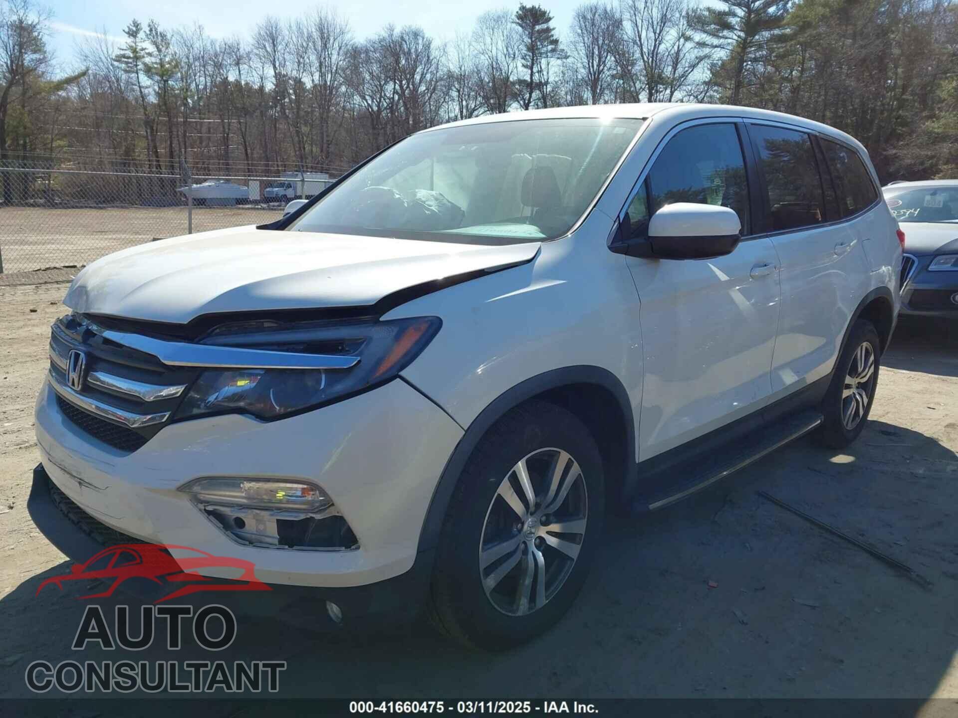 HONDA PILOT 2017 - 5FNYF6H72HB042737