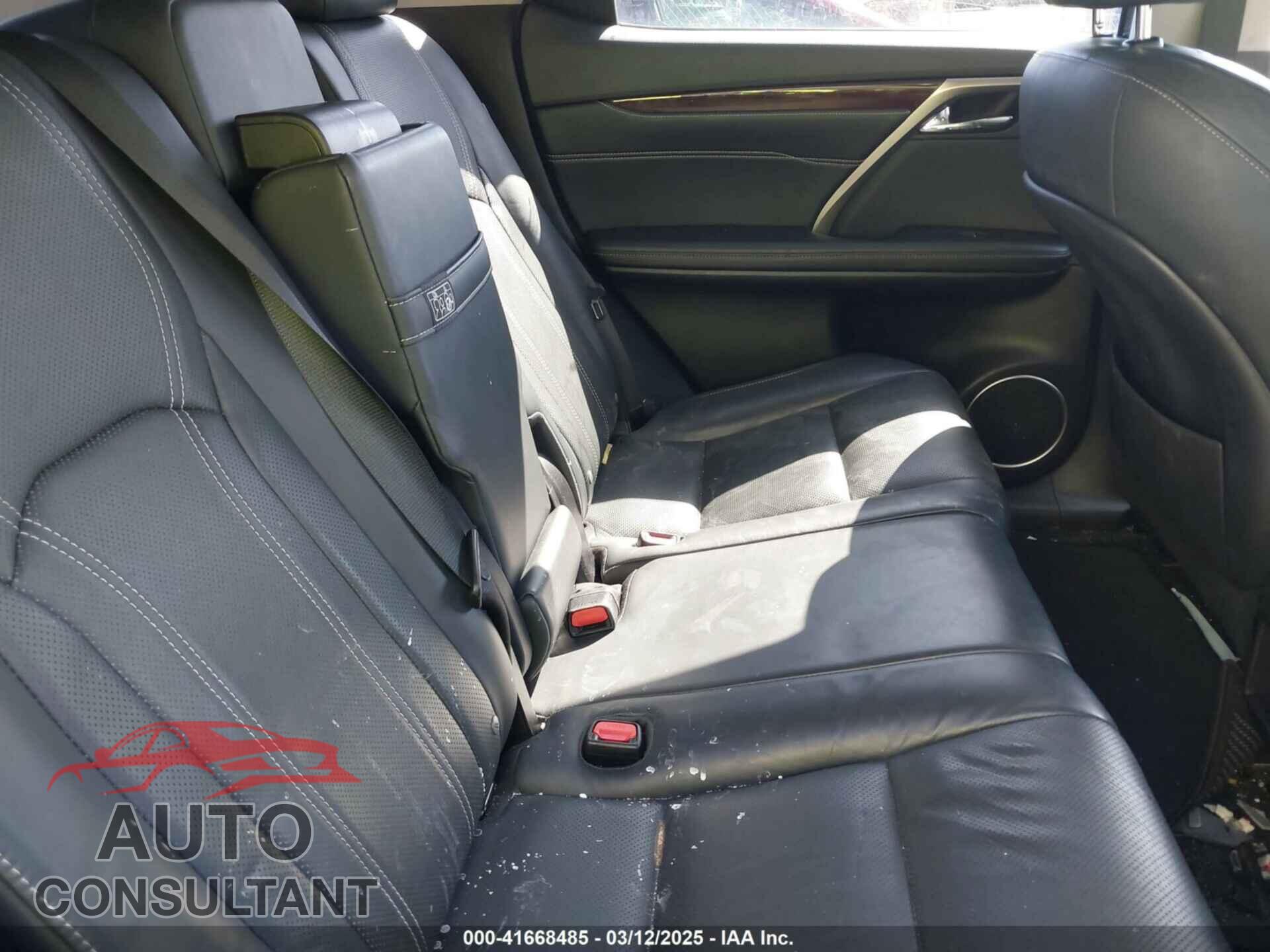 LEXUS RX 350 2017 - 2T2BZMCA8HC102587