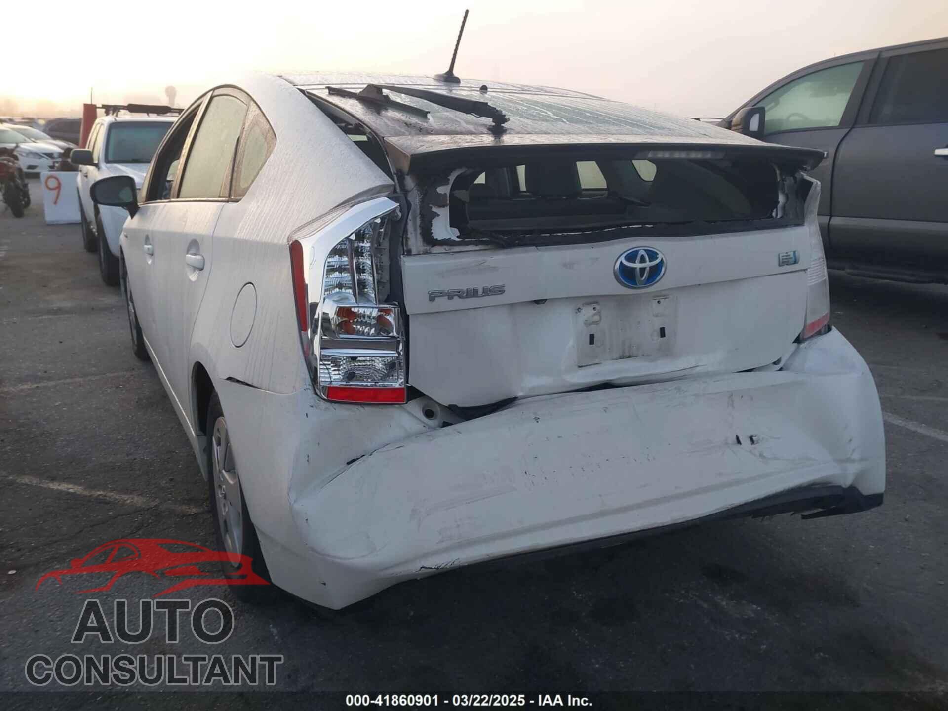 TOYOTA PRIUS 2011 - JTDKN3DU7B0248984