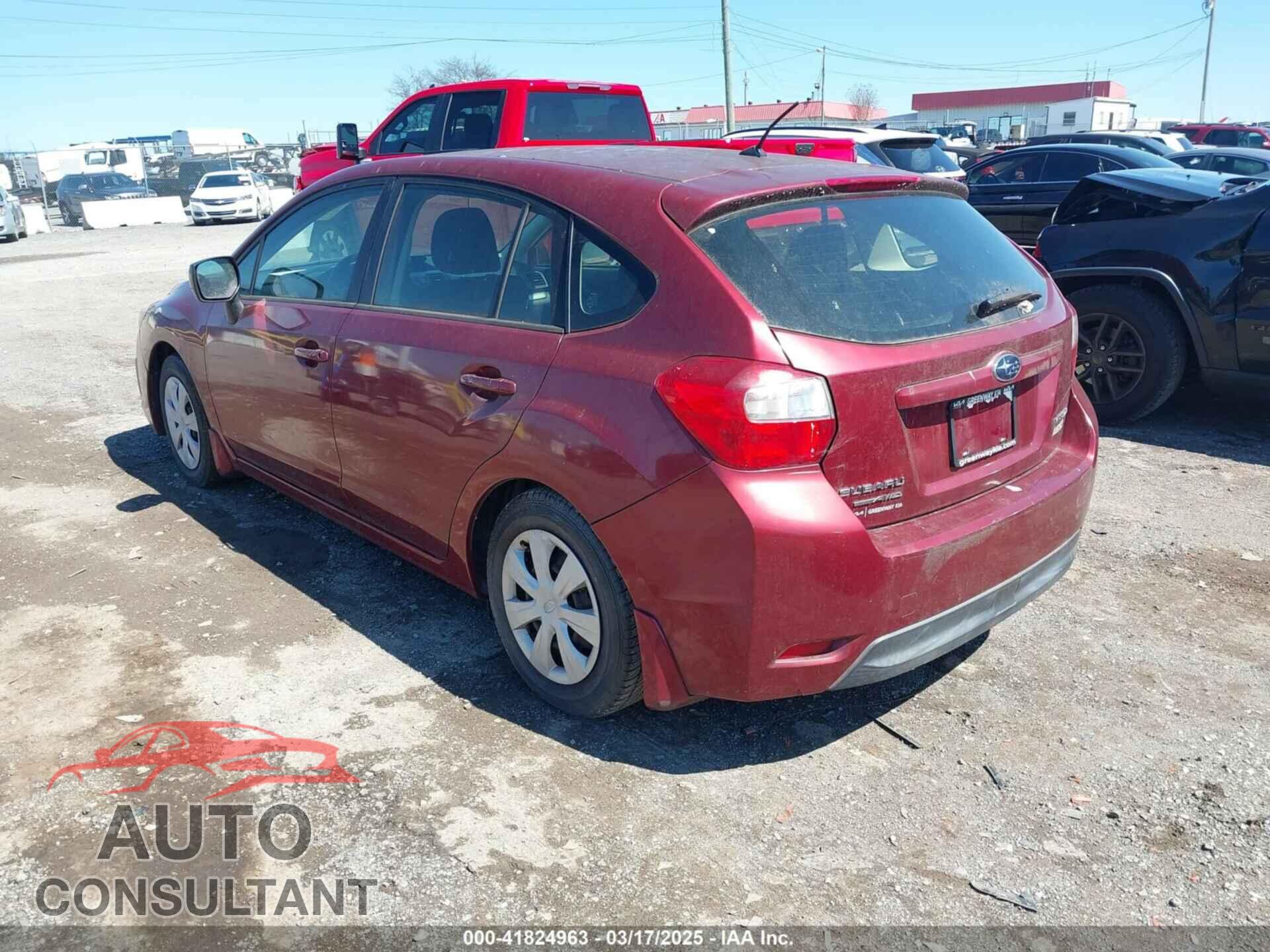 SUBARU IMPREZA 2012 - JF1GPAA64CH241915