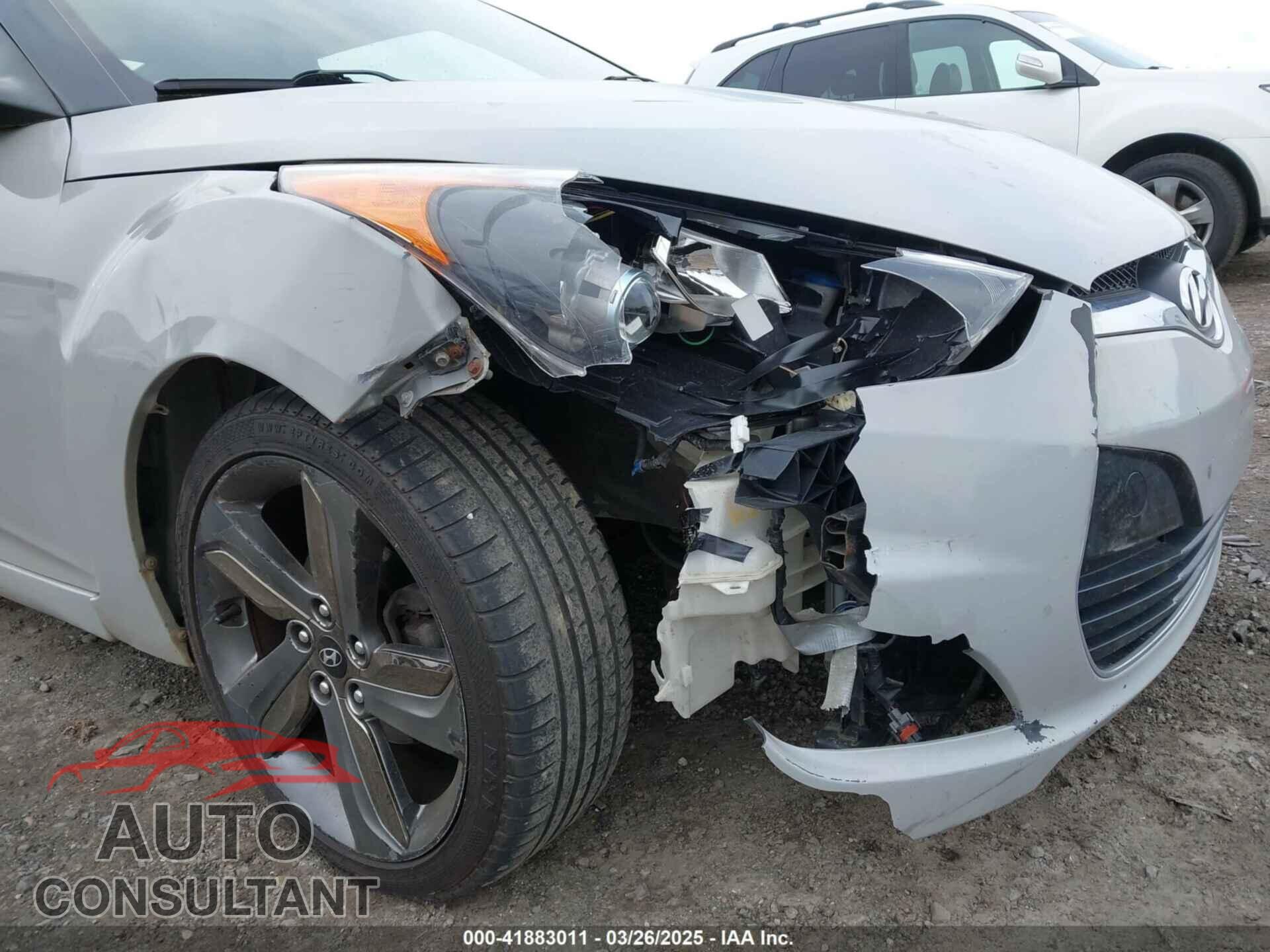 HYUNDAI VELOSTER 2013 - KMHTC6AD3DU140949