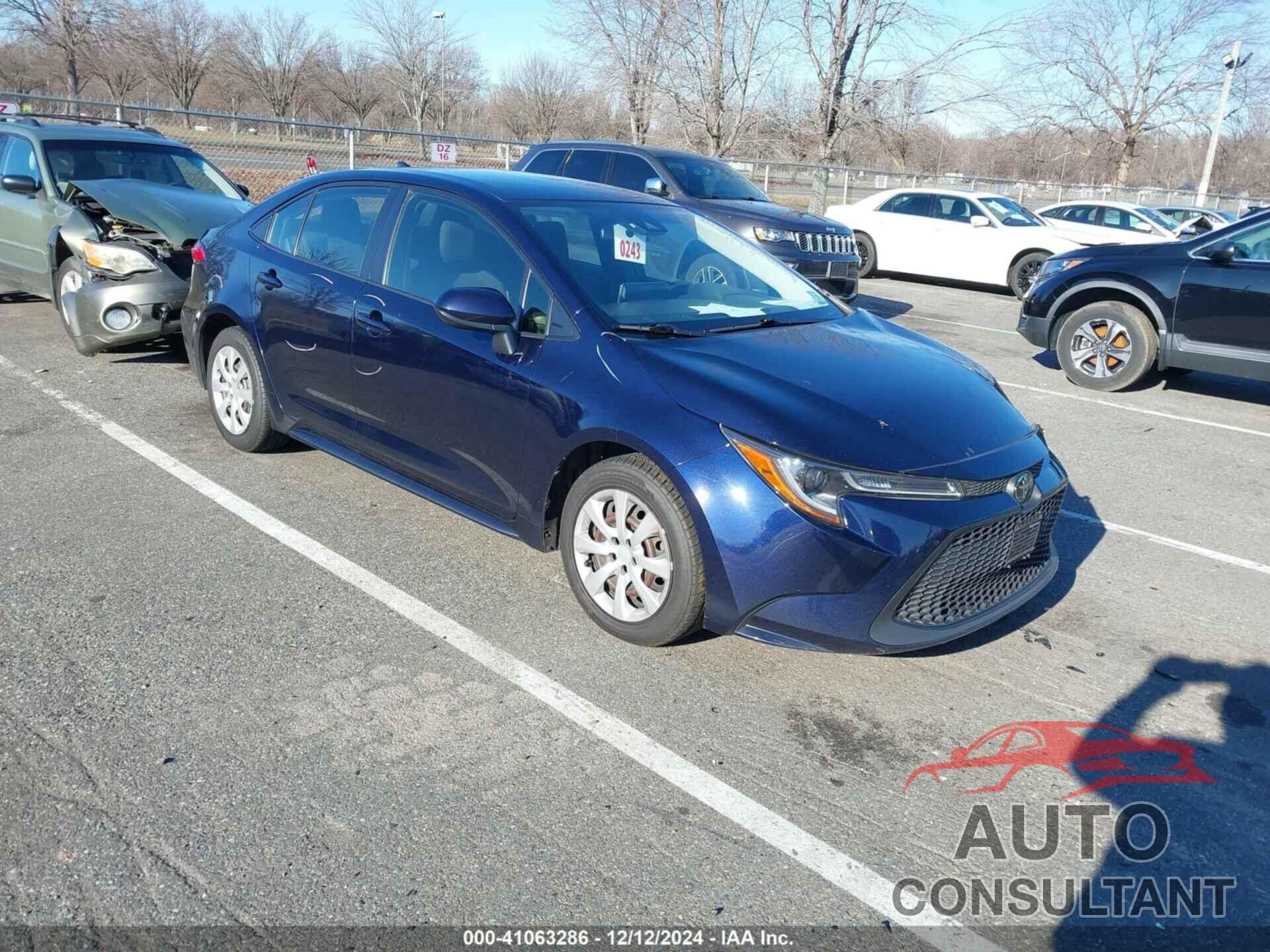 TOYOTA COROLLA 2020 - JTDEPRAE0LJ086649