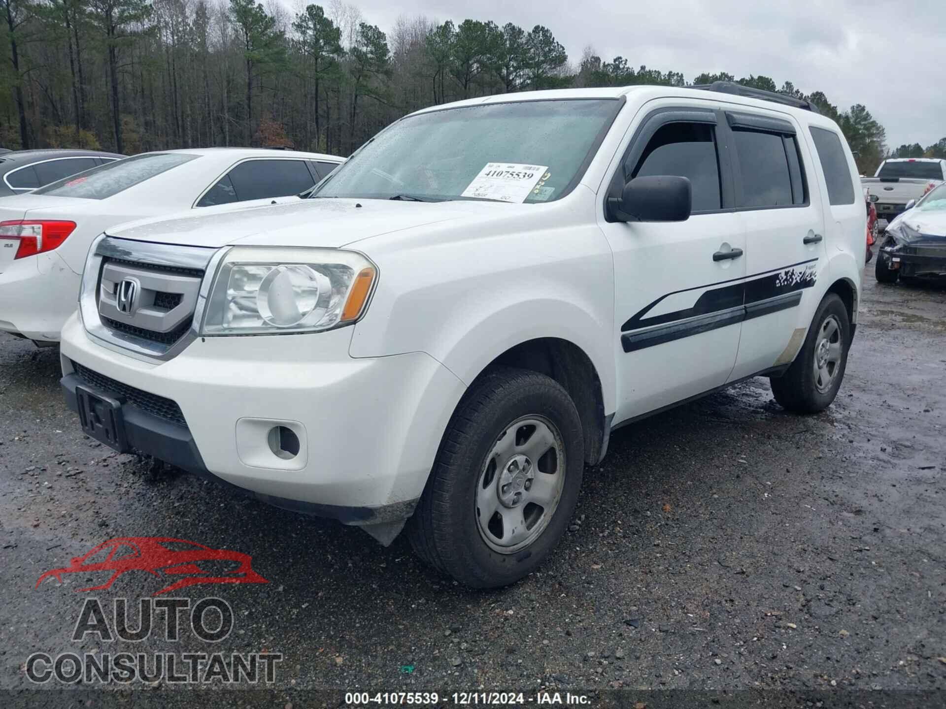 HONDA PILOT 2011 - 5FNYF3H2XBB038123